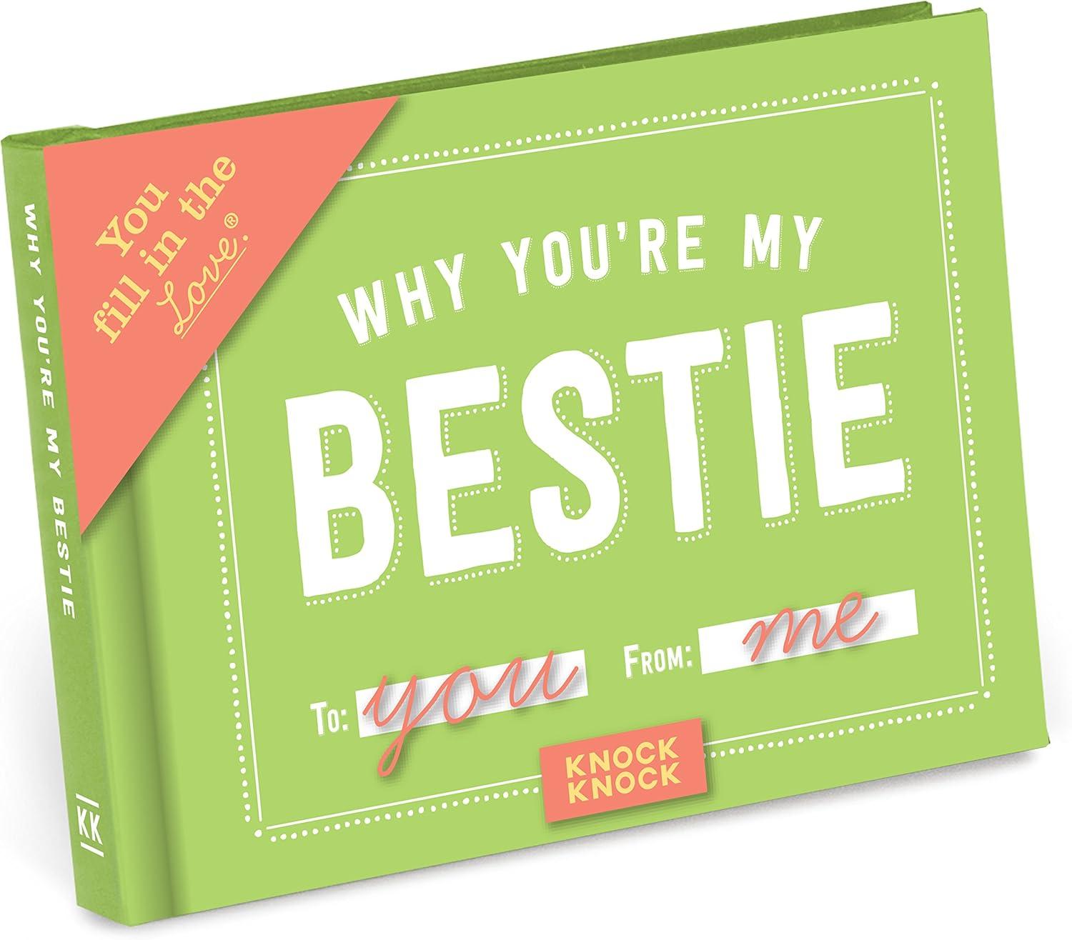 Knock Knock Bestie Book vs. Fill-in-the-Blank Gift Journal (4.5 x 3.25 Inches): Surprising Insight on Portable Design & Personalized Fun
