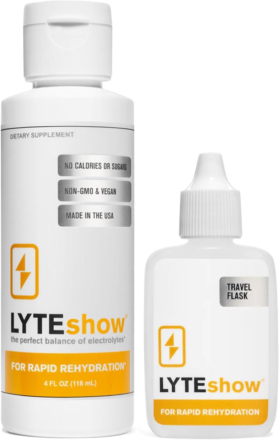 LyteShow vs. Sports Electrolytes: No Sugar, No Additives (Keto-Friendly, 40 Servings)