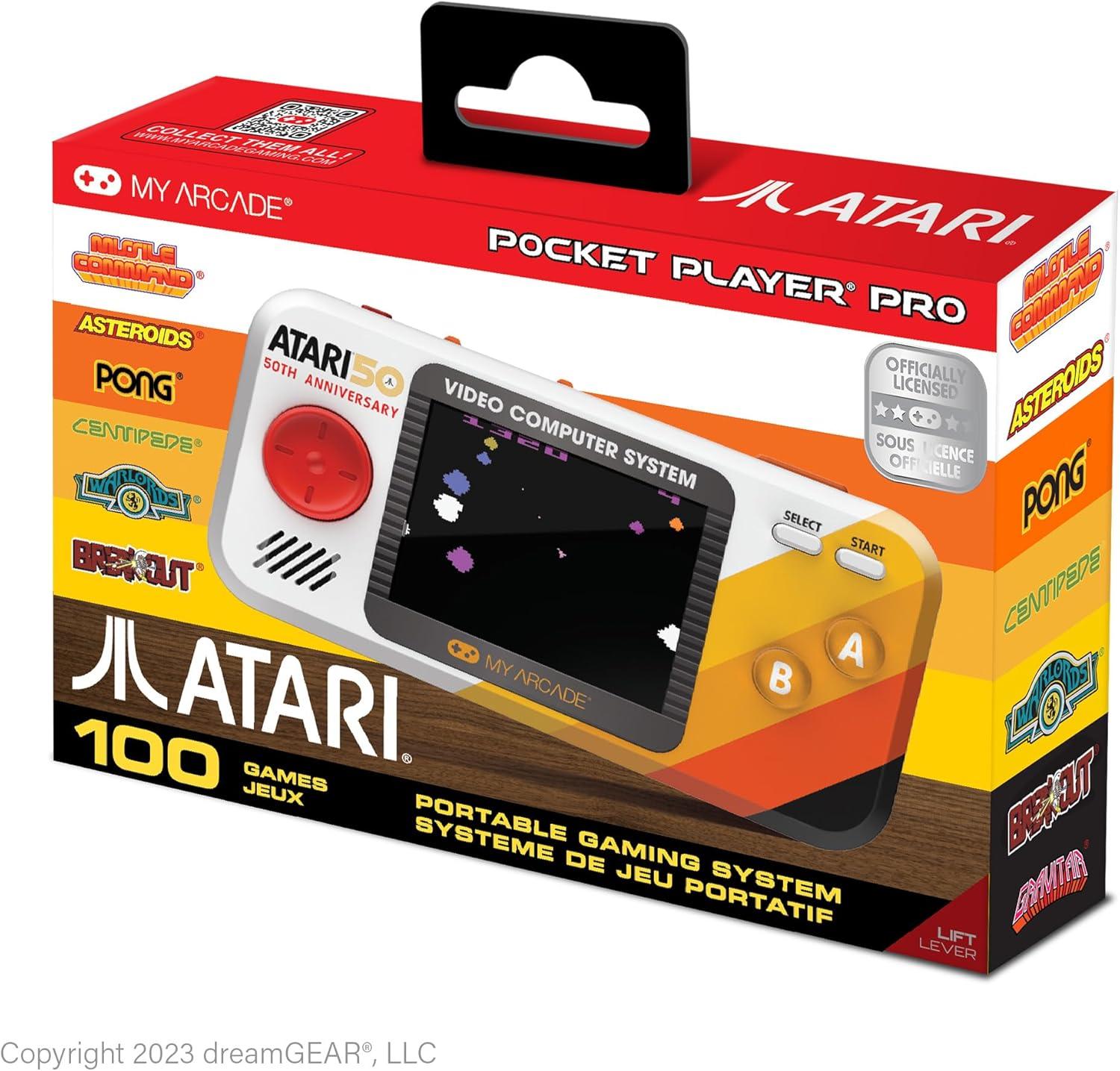 Atari Pocket Player Pro: Tested 100 Games vs. 2.75" Display for Nostalgic Fun