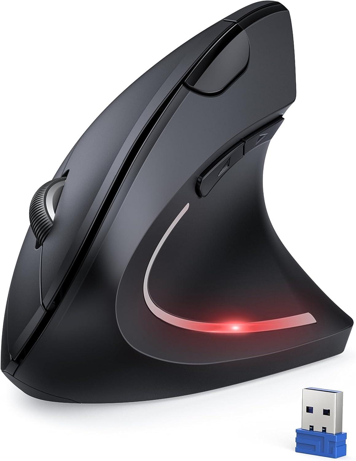 Ergonomic Mouse Tested: 52° Angle & Silent Clicks for Quiet Work