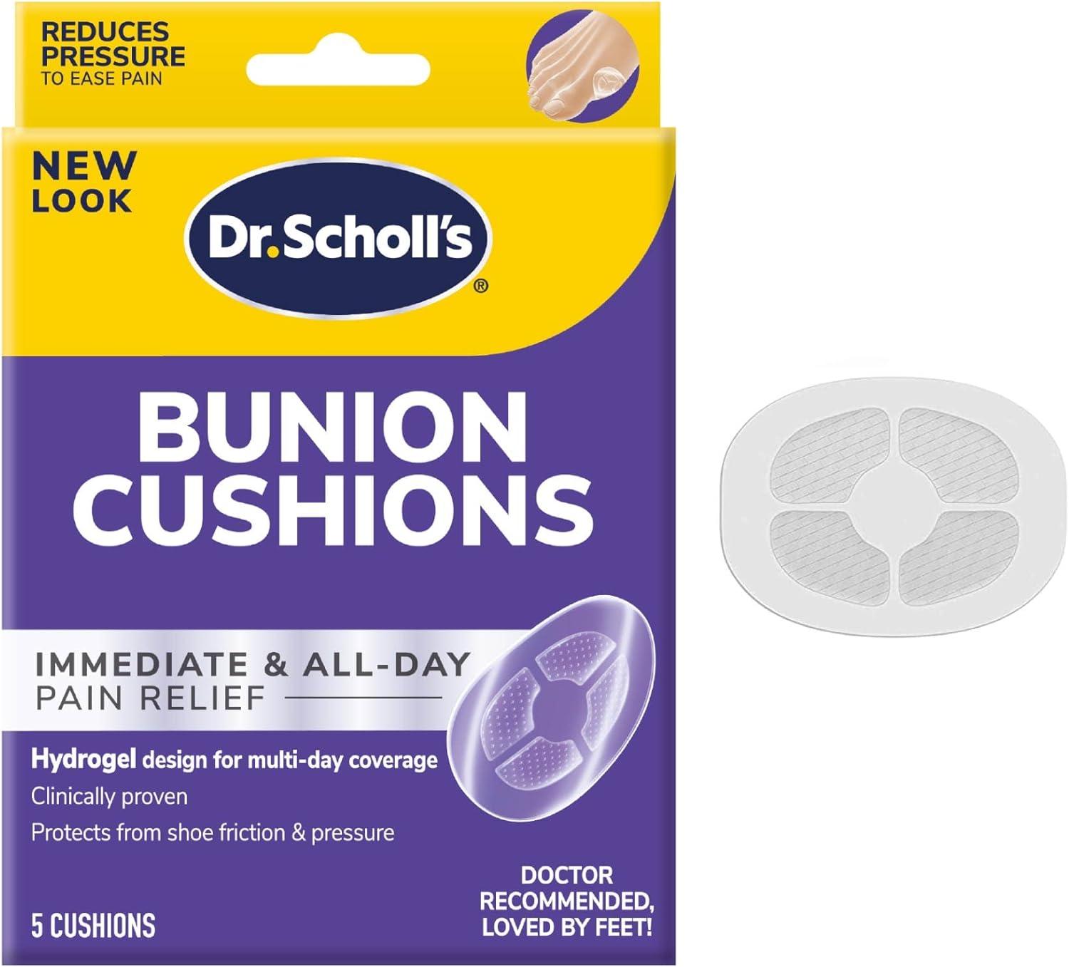 Dr. Scholl's Bunion Cushion Showdown: Hydrogel Tech & Easy Fit for Foot Comfort