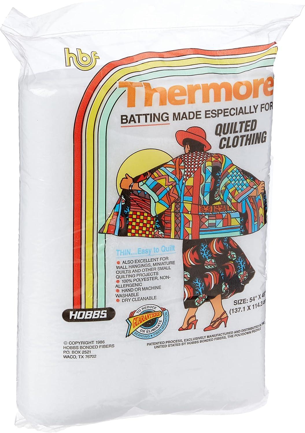 Clothing Batting Showdown: Hobbs 45x54 Size vs Thermore's Ultra Thin