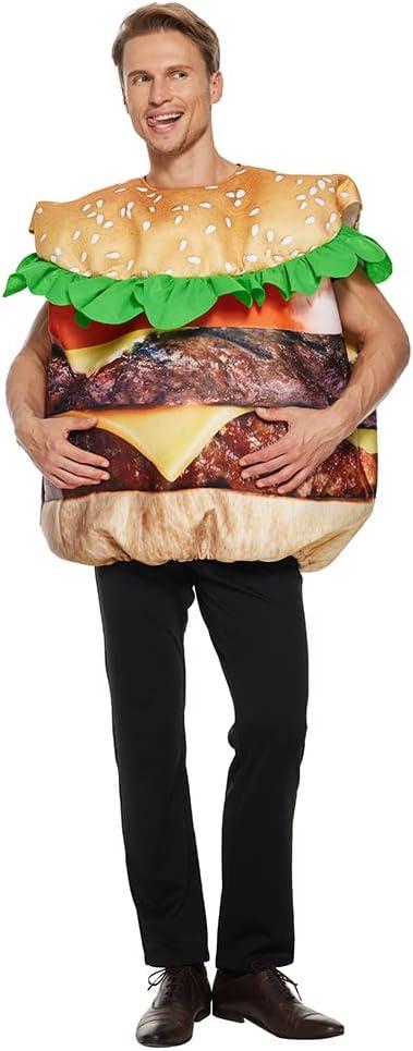 Halloween Showdown: Funny Hamburger vs. Fast Food Cheeseburger, Trend Tested