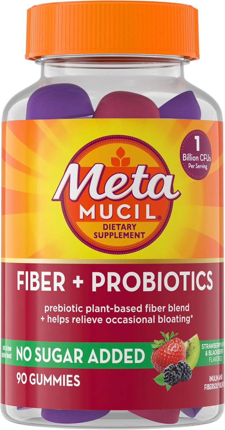 Metamucil Fiber Gummies Tested: No Sugar vs. Probiotic Bloating Relief