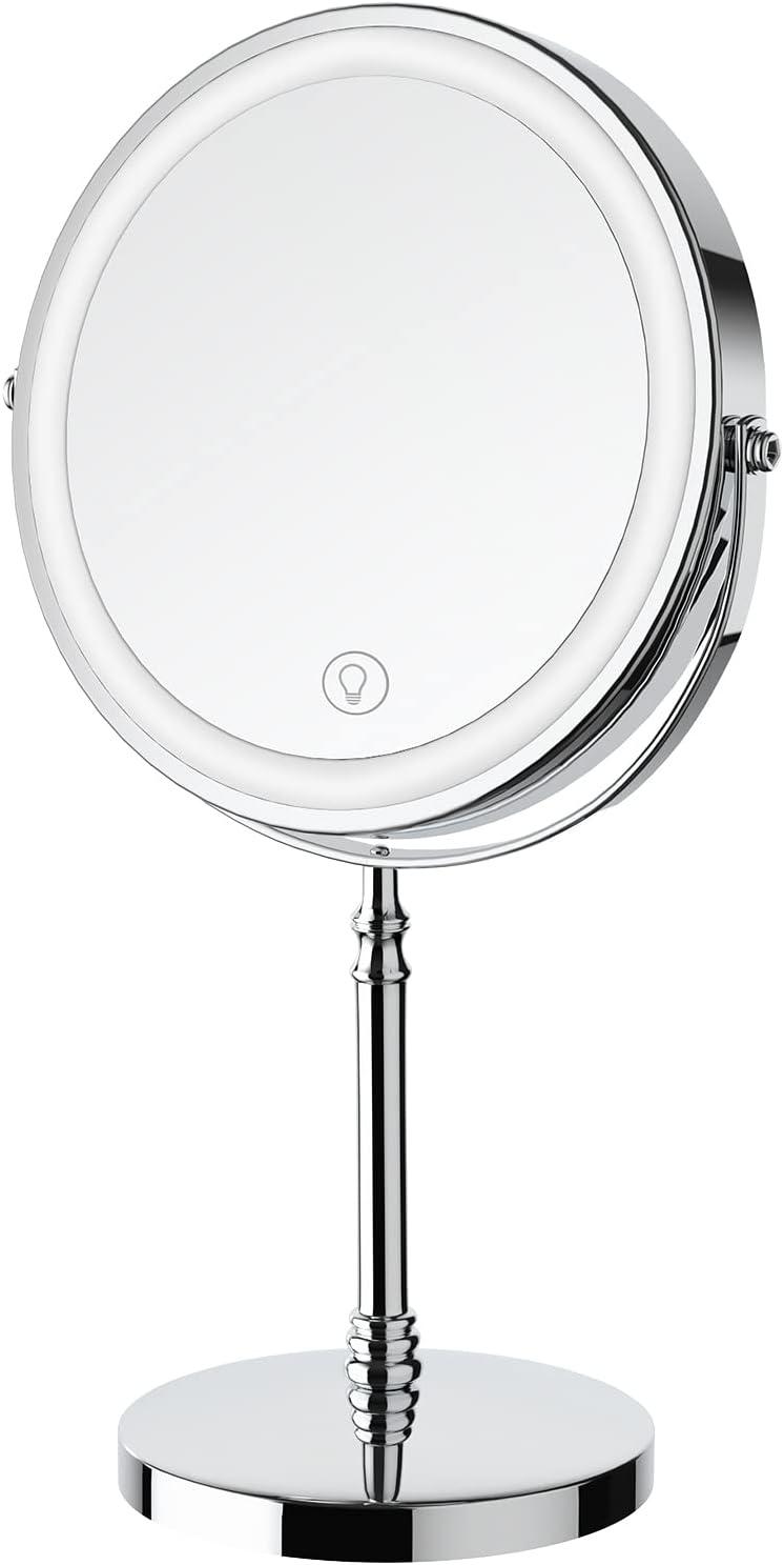 3000mAh Rechargeable vs. 360° Rotation: Makeup Mirror Tested for Brightness & Flexibility