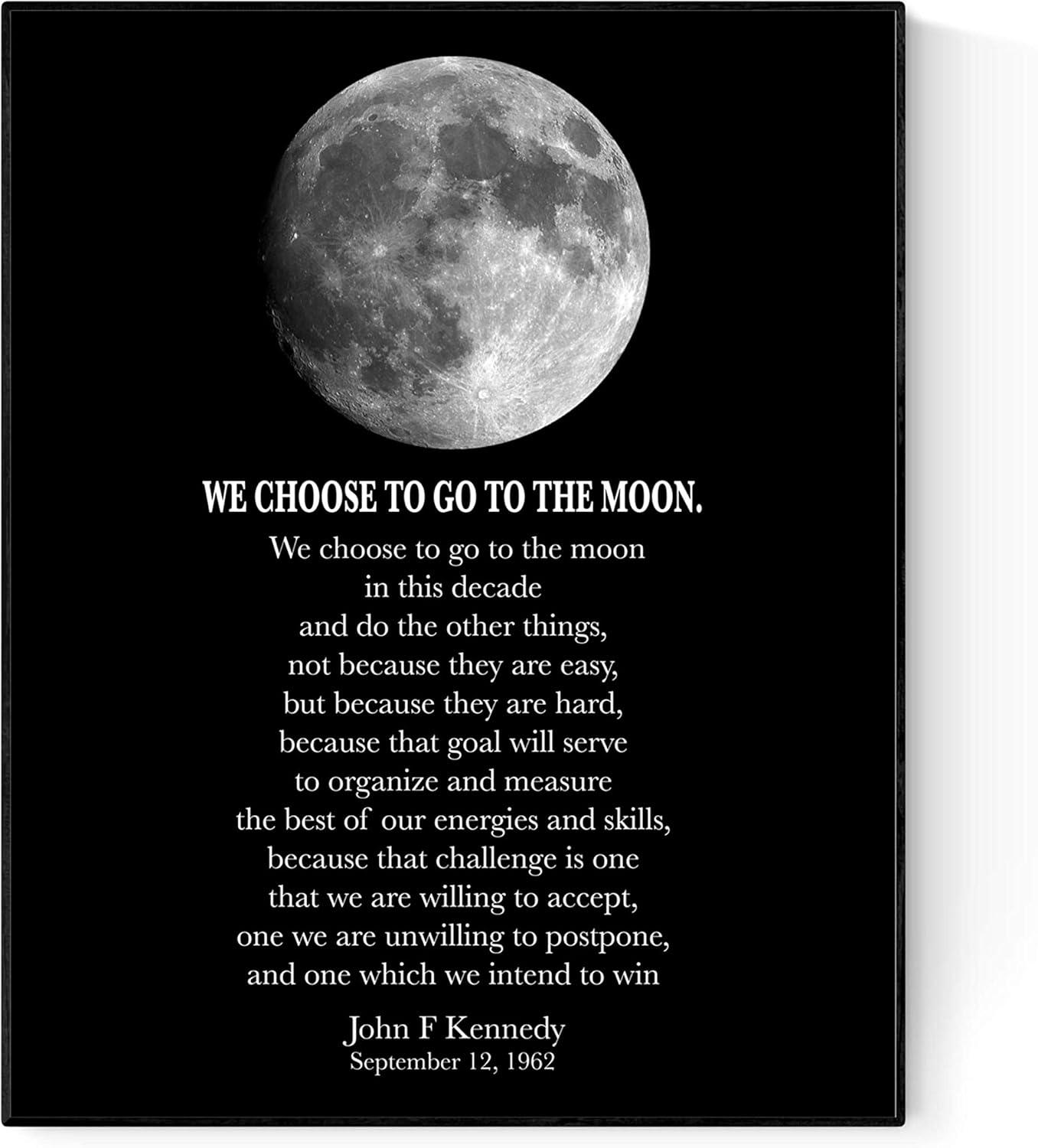 A Surprising Insight Into... JFK's 8x10 Quote Art vs. Framed Prints for Home Decor (Seasonal Trend)