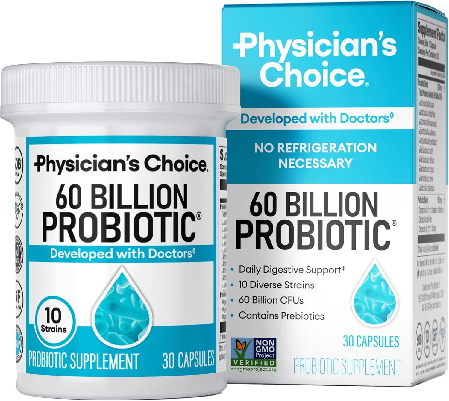 60 Billion CFU & Organic Prebiotics: Surprising Gut Support... for Daily Wellness