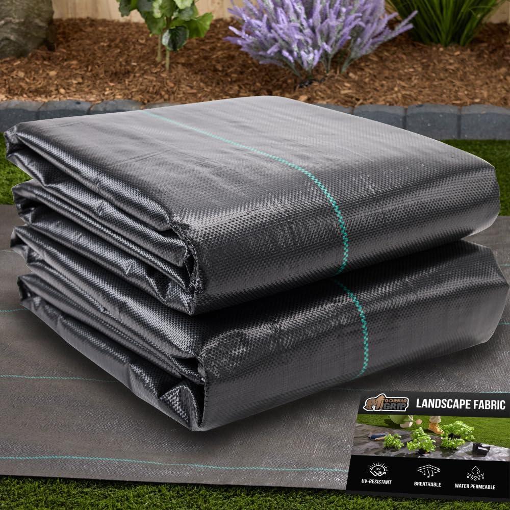 Showdown: GORILLA GRIP's 3.2oz Woven, UV Resistant, Durable, & Powerful Weed Barrier - Tested for Weeding Gardens