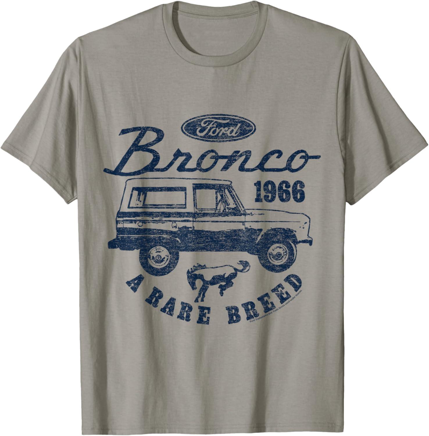 Ford Bronco 1966 Logo T-Shirt Showdown: Retro Vibe vs. Eco-Fabric, Waiting for Trends