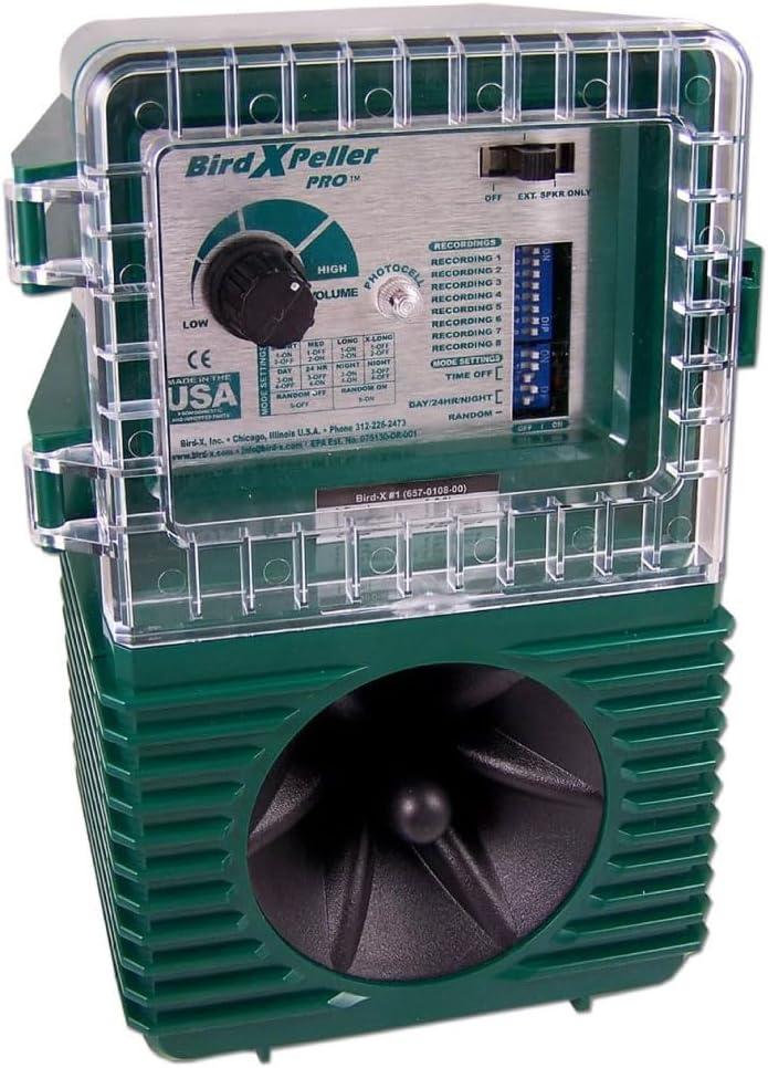 Woodpecker PRO vs. Static Decoy-3-5kHz Sonic Tested, 1 Acre Coverage, 6x8.5x4" Design for Saving Your Home