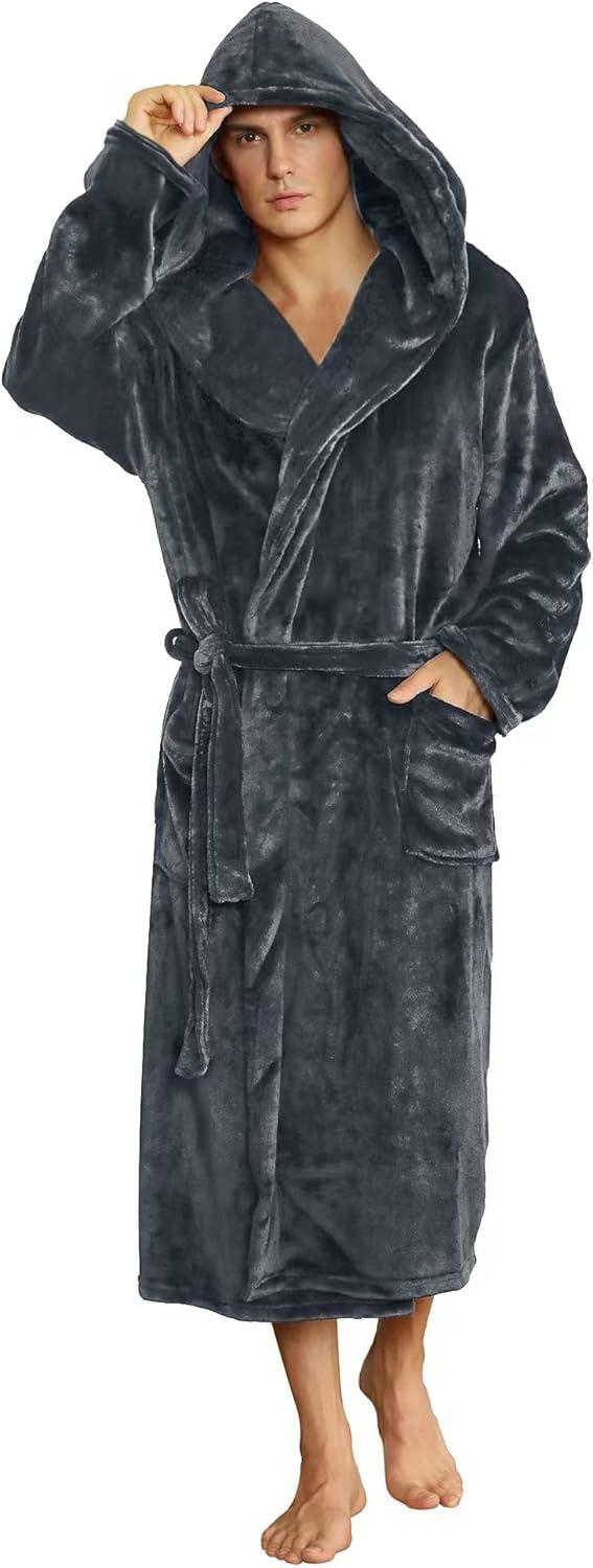 Men's Bathrobes Compared: Pockets, Big & Tall Sizes, Long Fleece for Post-Shower Comfort