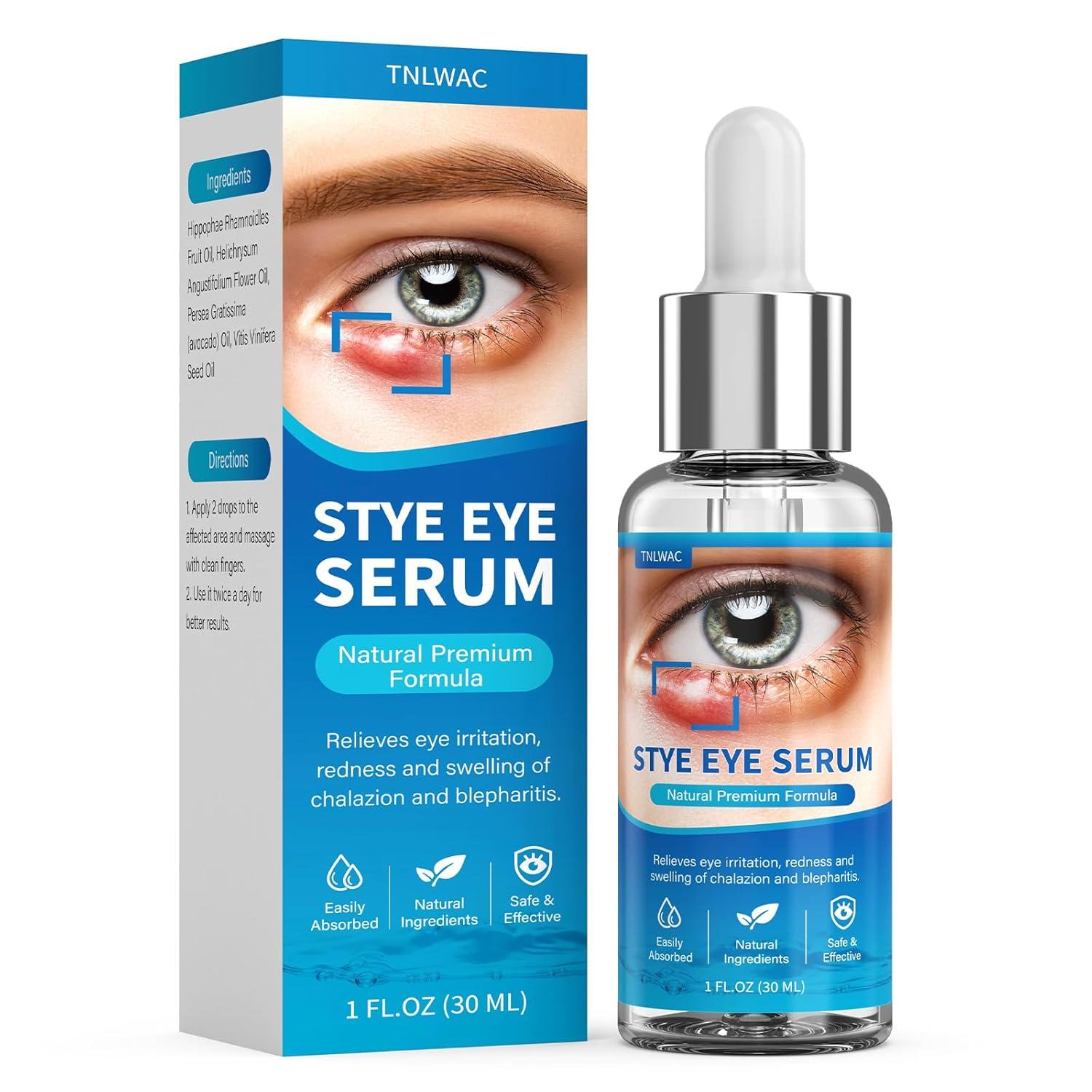 Top-Rated Best Stye Eye Drops - Stye Eye Treatment, Effective for Chalazion & Blepharitis, Fast Relief, 1 FL OZ Review