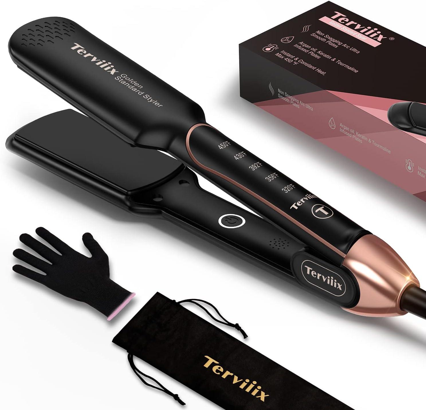 Best Hair Straightening Iron - Terviiix Salon-Grade Review