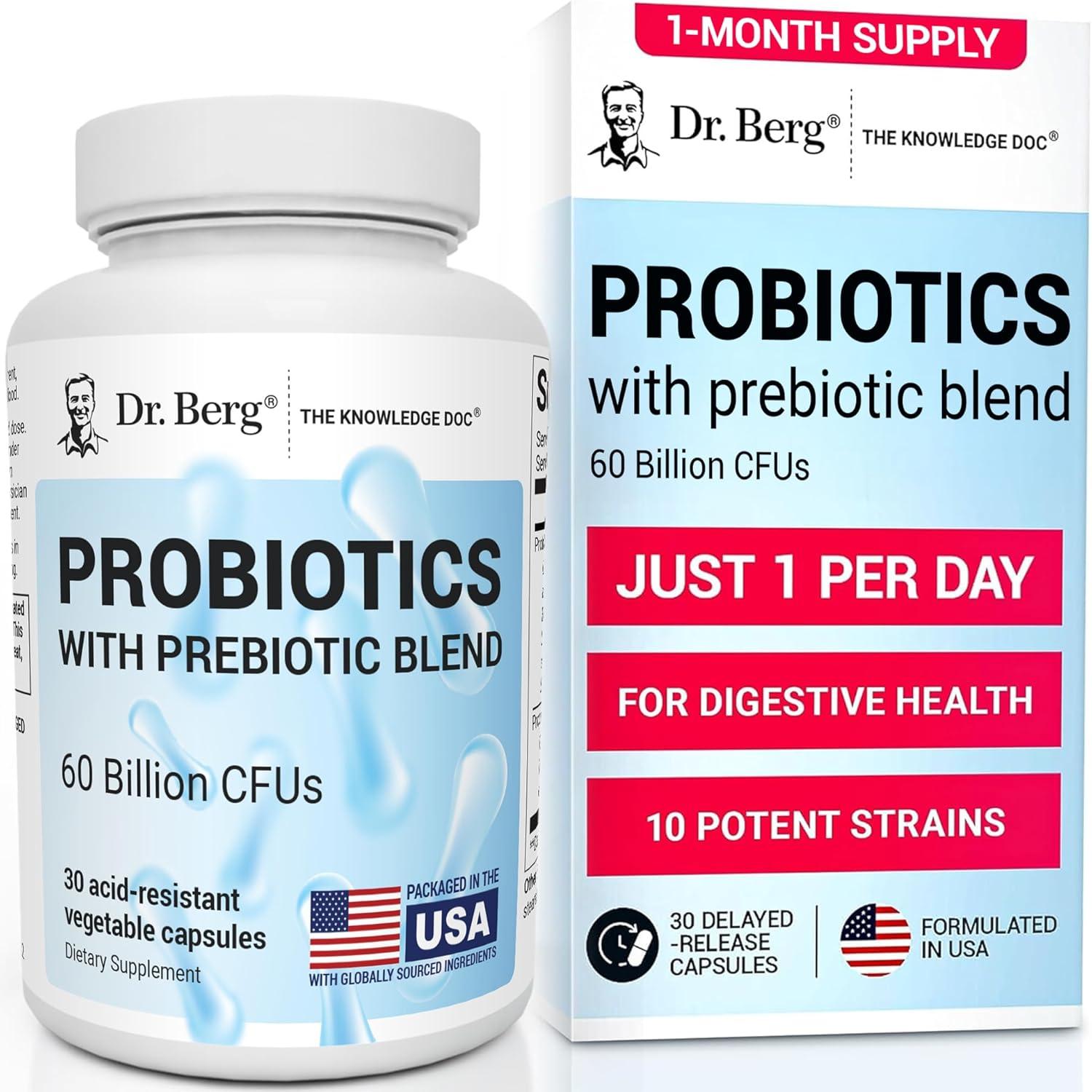 Probiotic Showdown: Dr. Berg's 30-Day Guarantee vs. Nature's Bounty's 20 Billion CFUs?