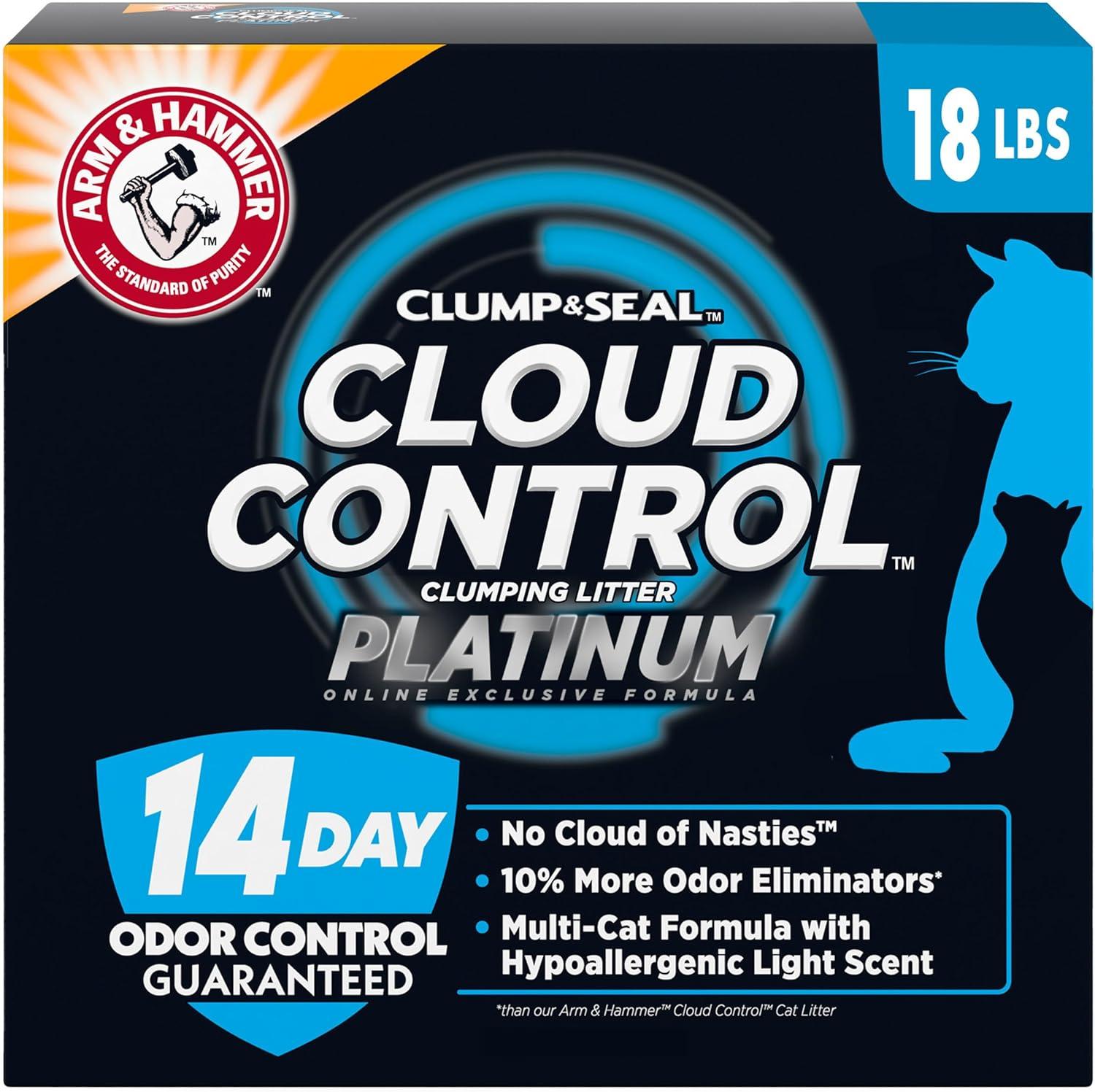 ARM & HAMMER Cat Litter Tested: 10% More Odor Eliminators for Allergy-Free Clumping