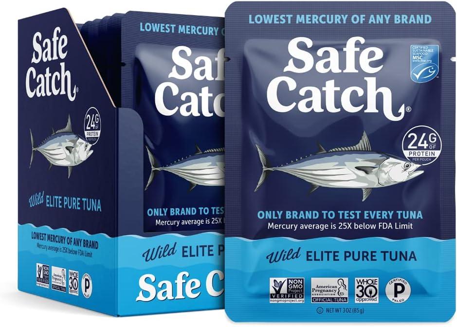 Safe Catch Elite Tuna: Surprising Low Mercury, High-Protein Snack-Keto & Gluten-Free Tested