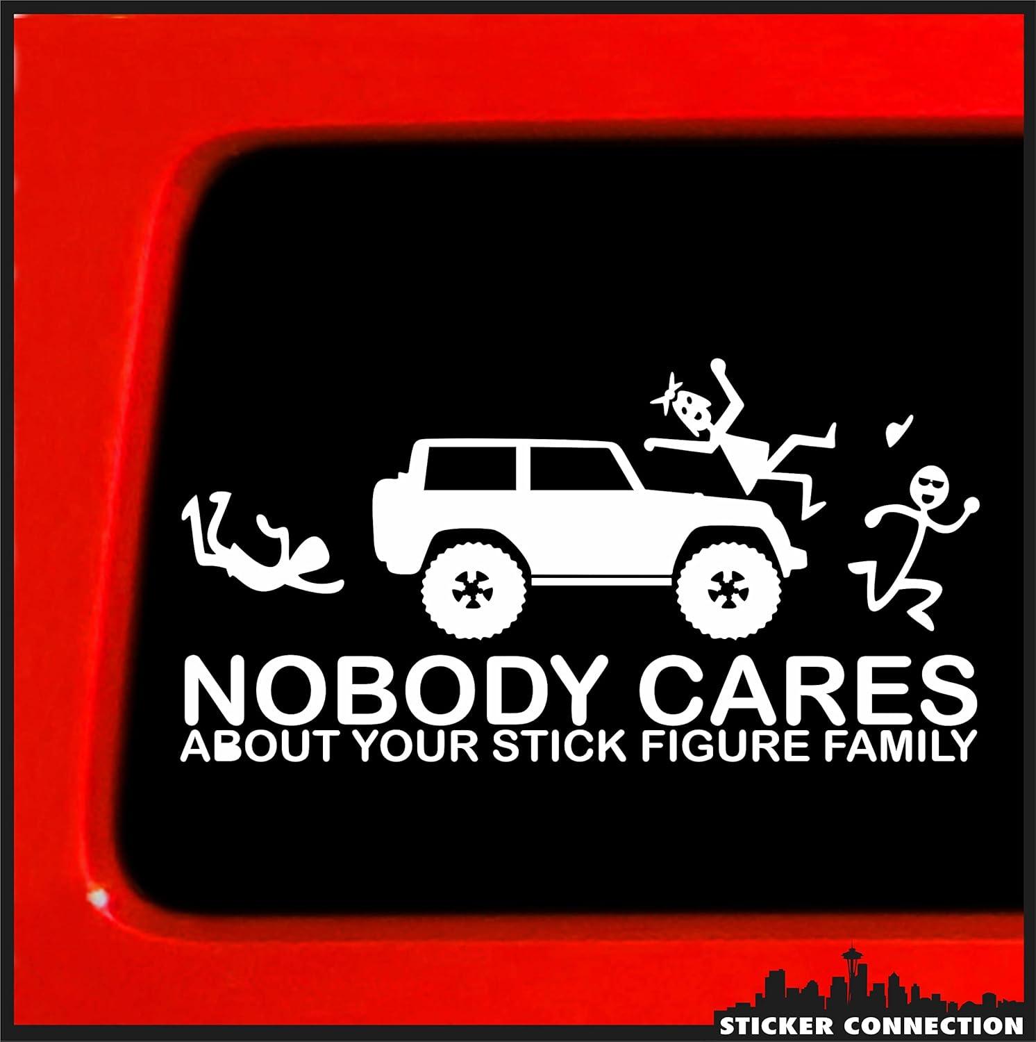Best Car Decal - Sticker Connection | 3.7"x8" (White) Review
