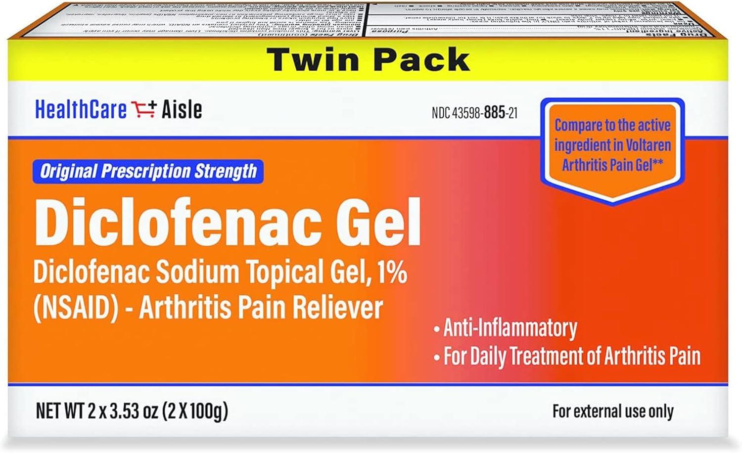Best Arthritis Pain Relief - HealthCareAisle Diclofenac Gel Review