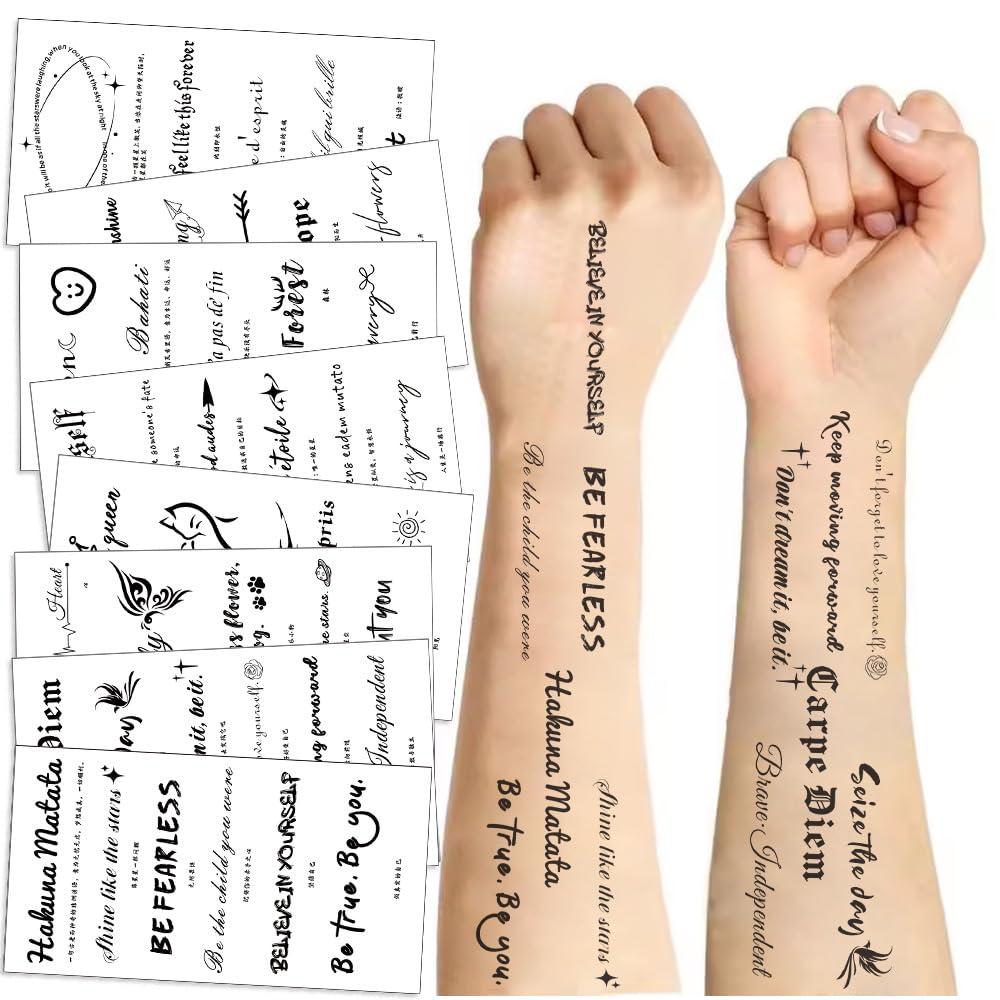 Showdown: 630 PCS Temp Tattoos for Surprising Surface Use