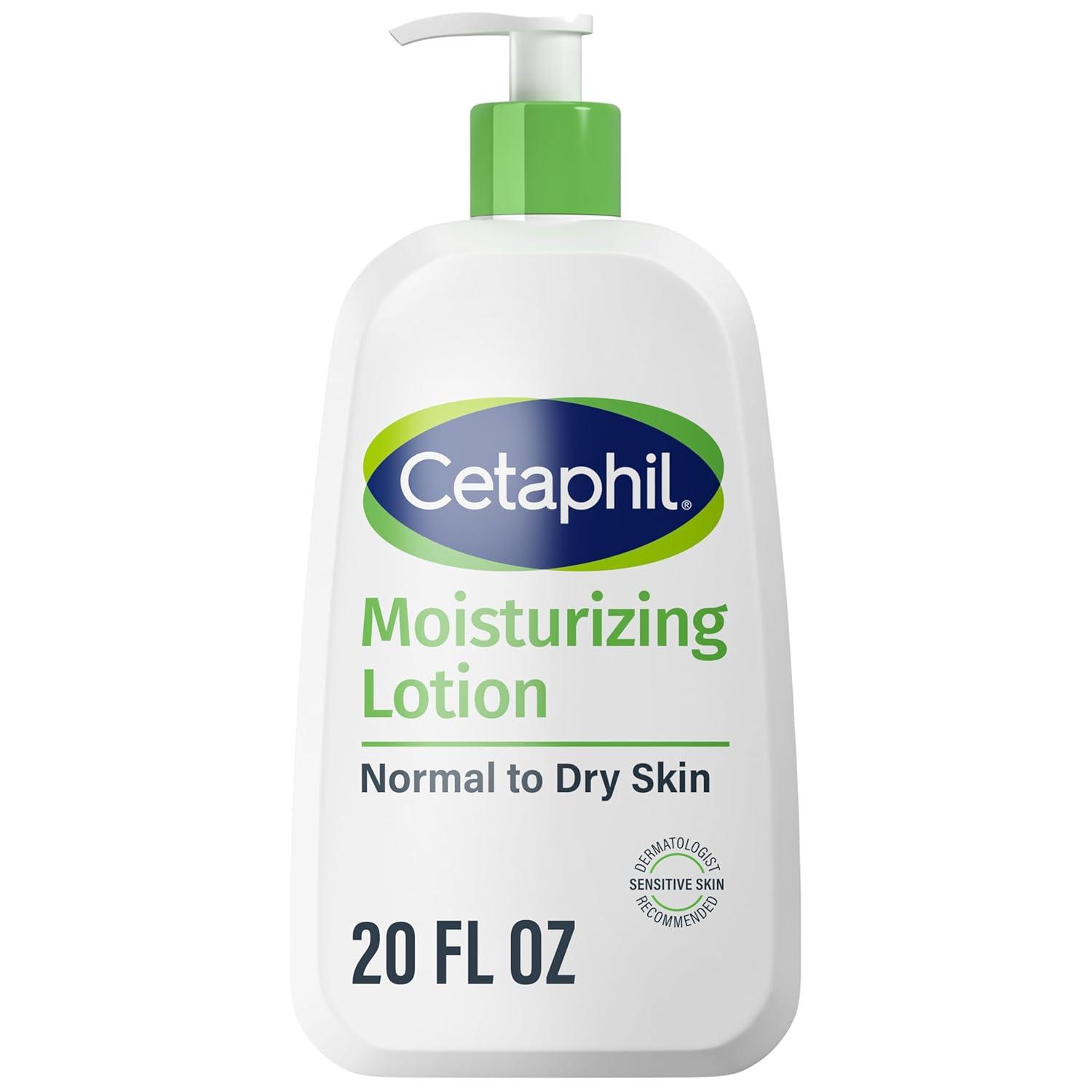 Best Moisturizer - Cetaphil Top-Rated Hydrating Lotion for Sensitive Skin, 20 oz, Fragrance Free, Hypoallergenic, Non-Comedogenic Review