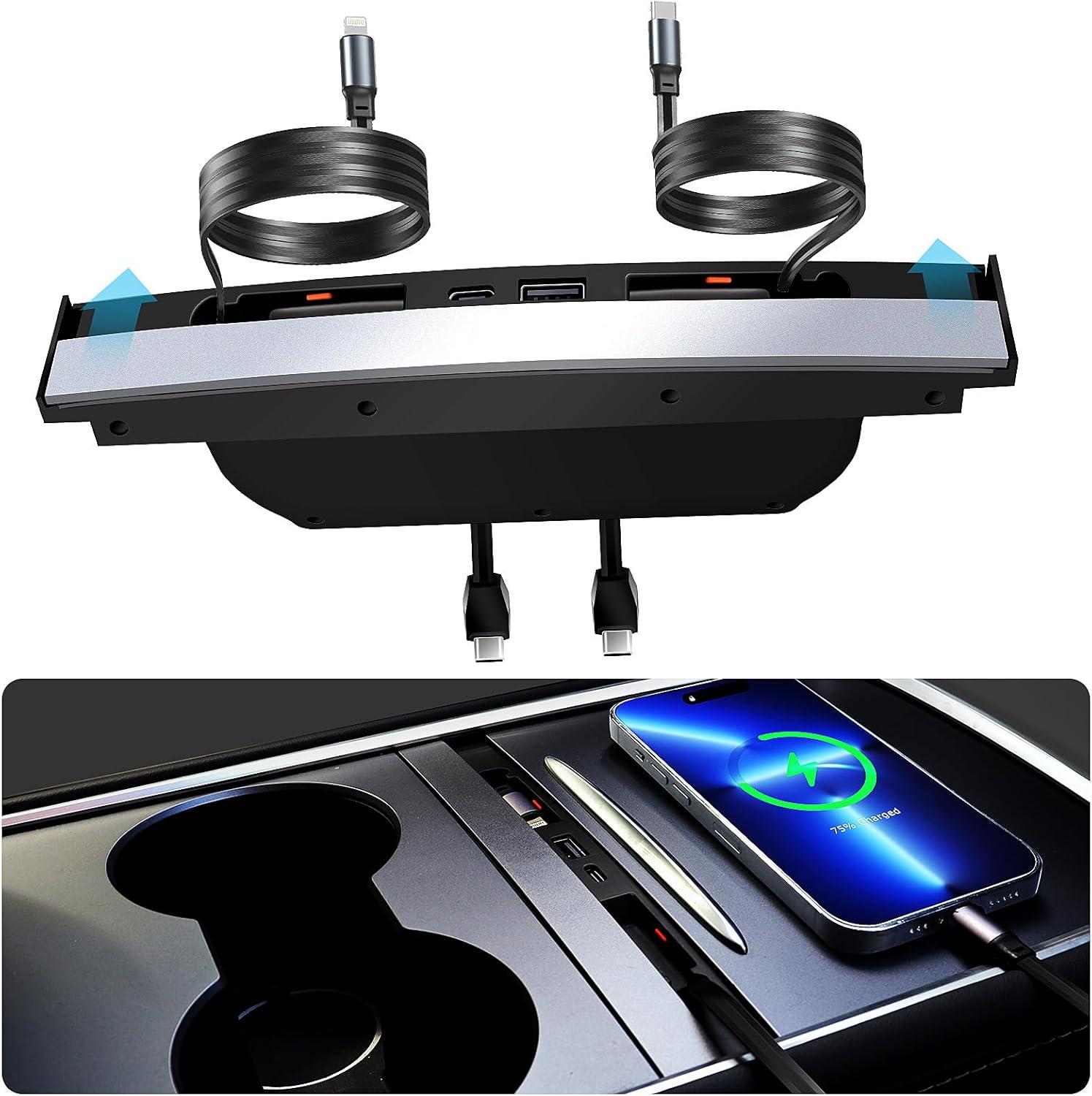Tesla Model 3/Y Storage: Surprising Magnetic Compartment Tested for Easy Access (1-Year Warranty)