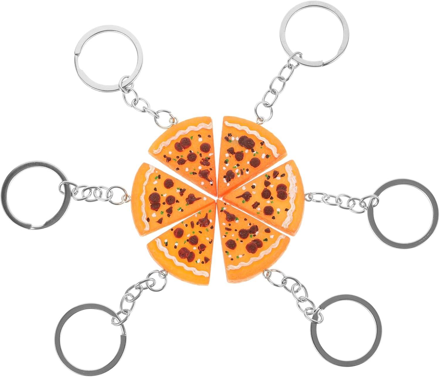 Pizza Keychain Showdown: 18 pcs, Pineapple Wallets, Personalized Pendants, & Italian Food Gifts Compared