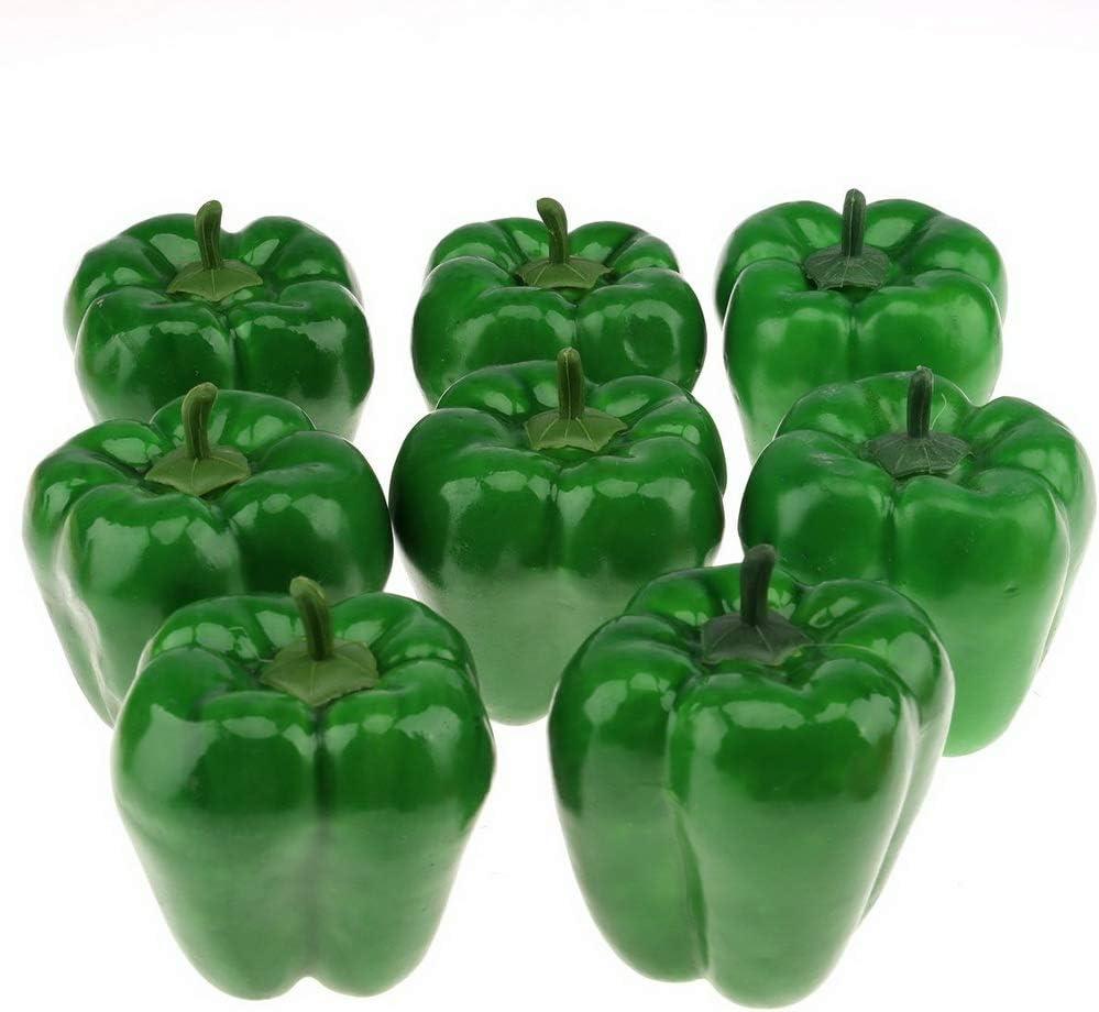 Best Kitchen Range - Gresorth Artificial Big Bell Green Pepper Decor Fake Veg Review