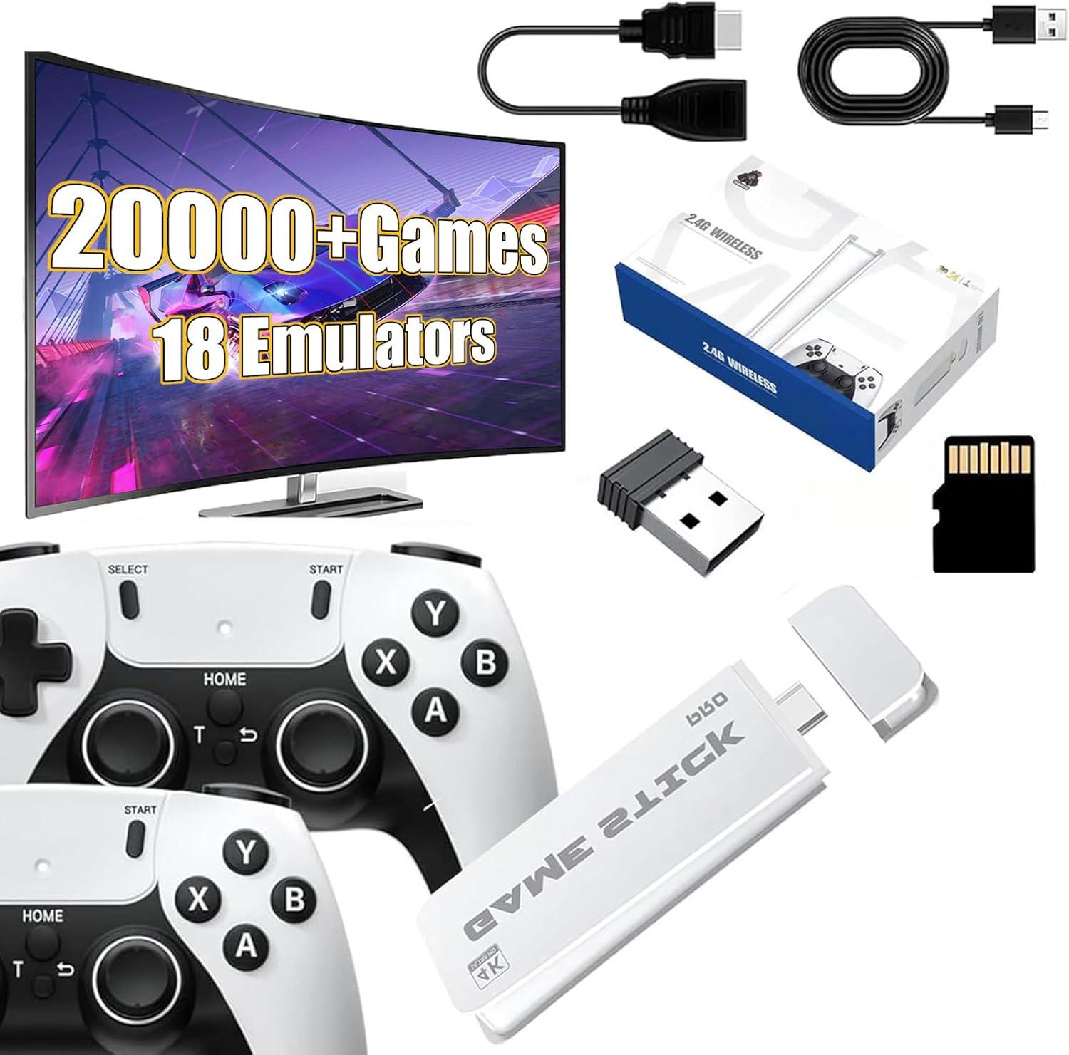 Best TV - Retro Game Stick 4K HDMI, 20k+ Games, Gift for Easter Review