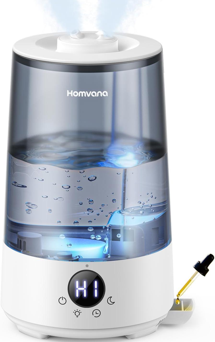 Best Baby Humidifier - Homvana 3.6L Quiet, BPA-Free, 7 Color Light Review