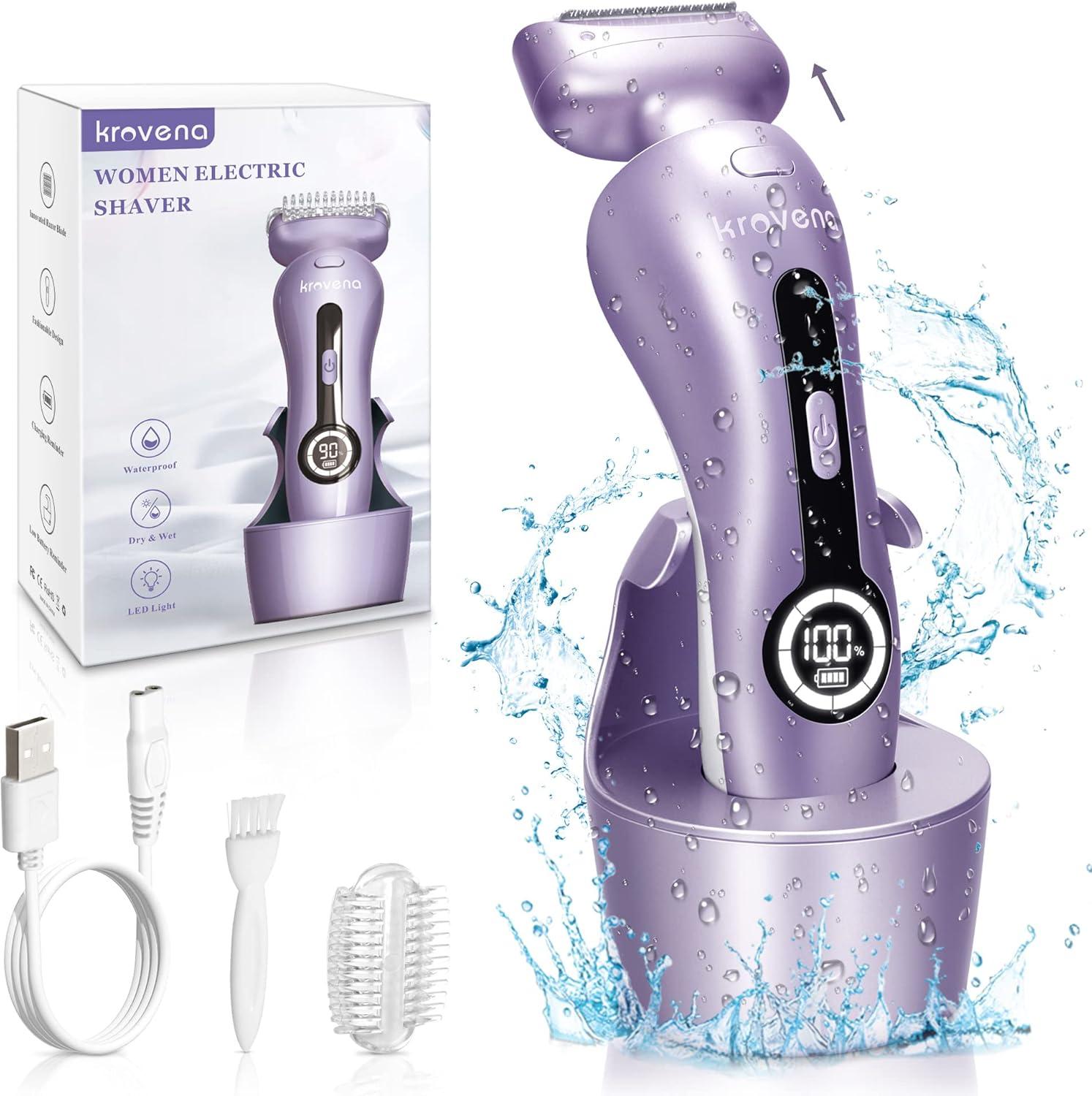 Best Electric Shaver for Women - Rechargeable Trimmer with Detachable Head Cordless Wet Dry Use Review