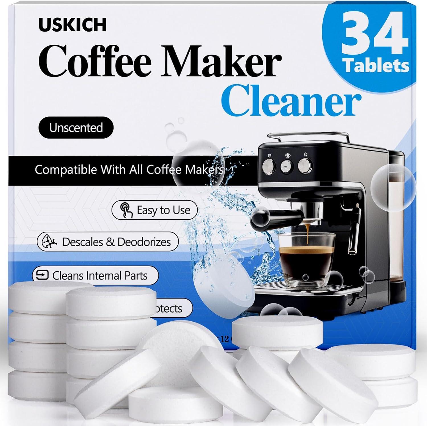Best Top-Rated Coffee Machine Cleaner - Descaler Tablets 34 Pack Review