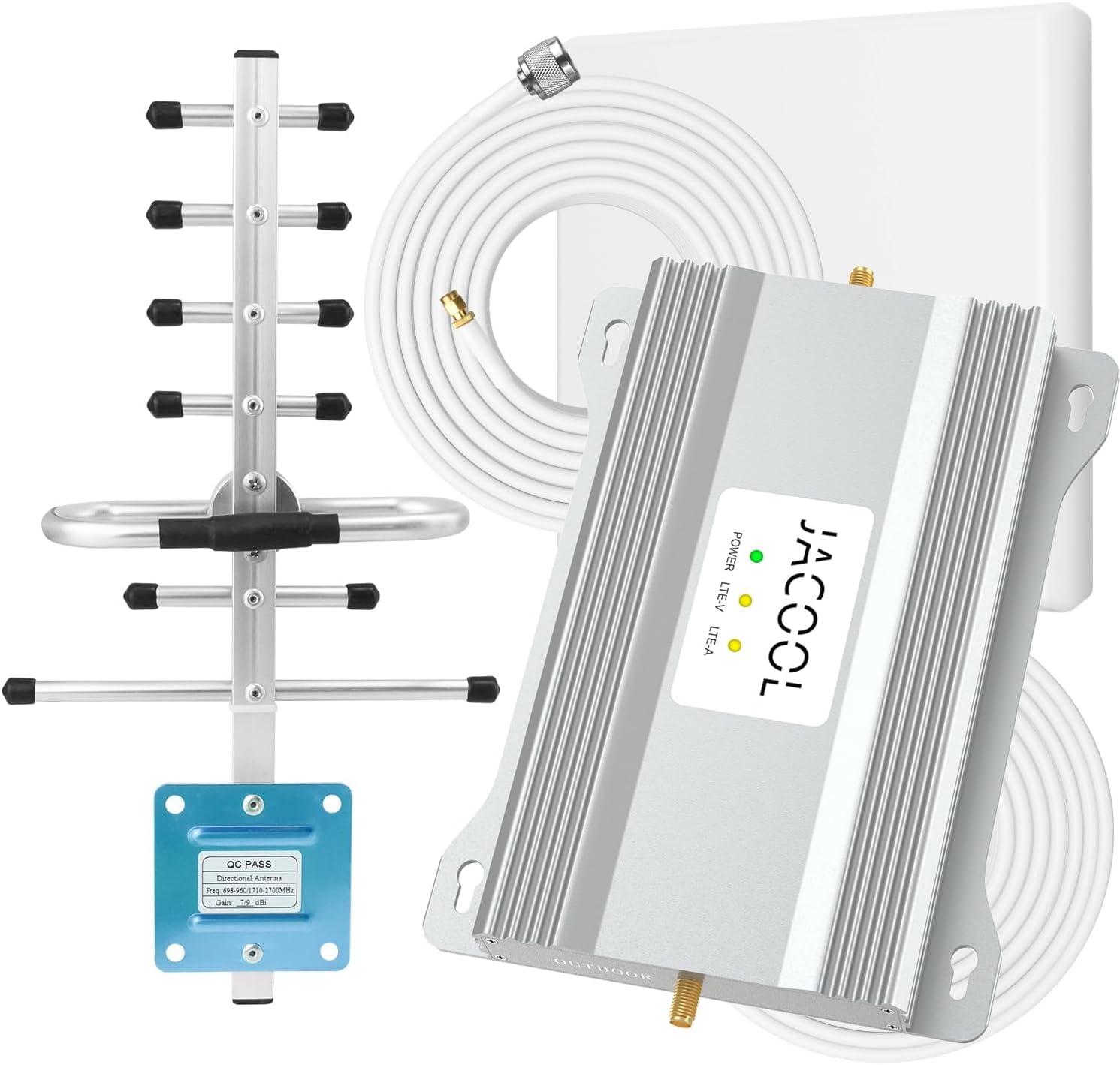 Best Signal Booster - JACOOL Verizon T Mobile ATT 5G LTE Band12/17/13 Review