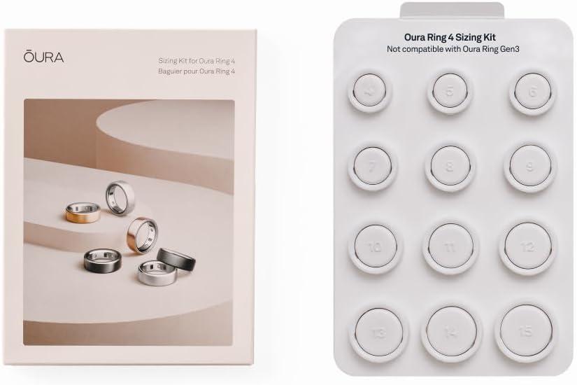 Best Ring Sizer - Oura Ring 4 Sizing Kit - Size Before Buy - Credit Review