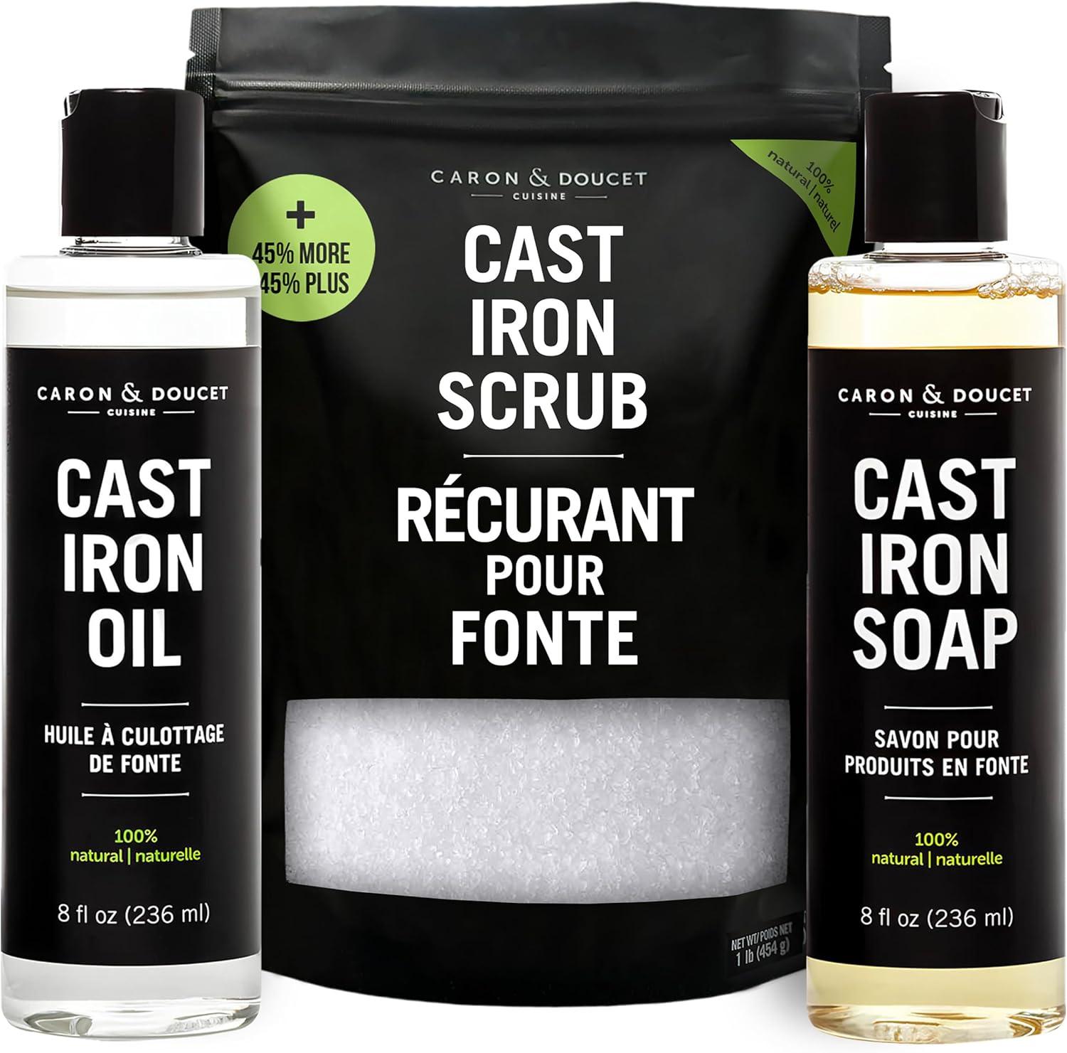 Top-Rated Best Cast Iron Care Set - CARON & DOUCET Review