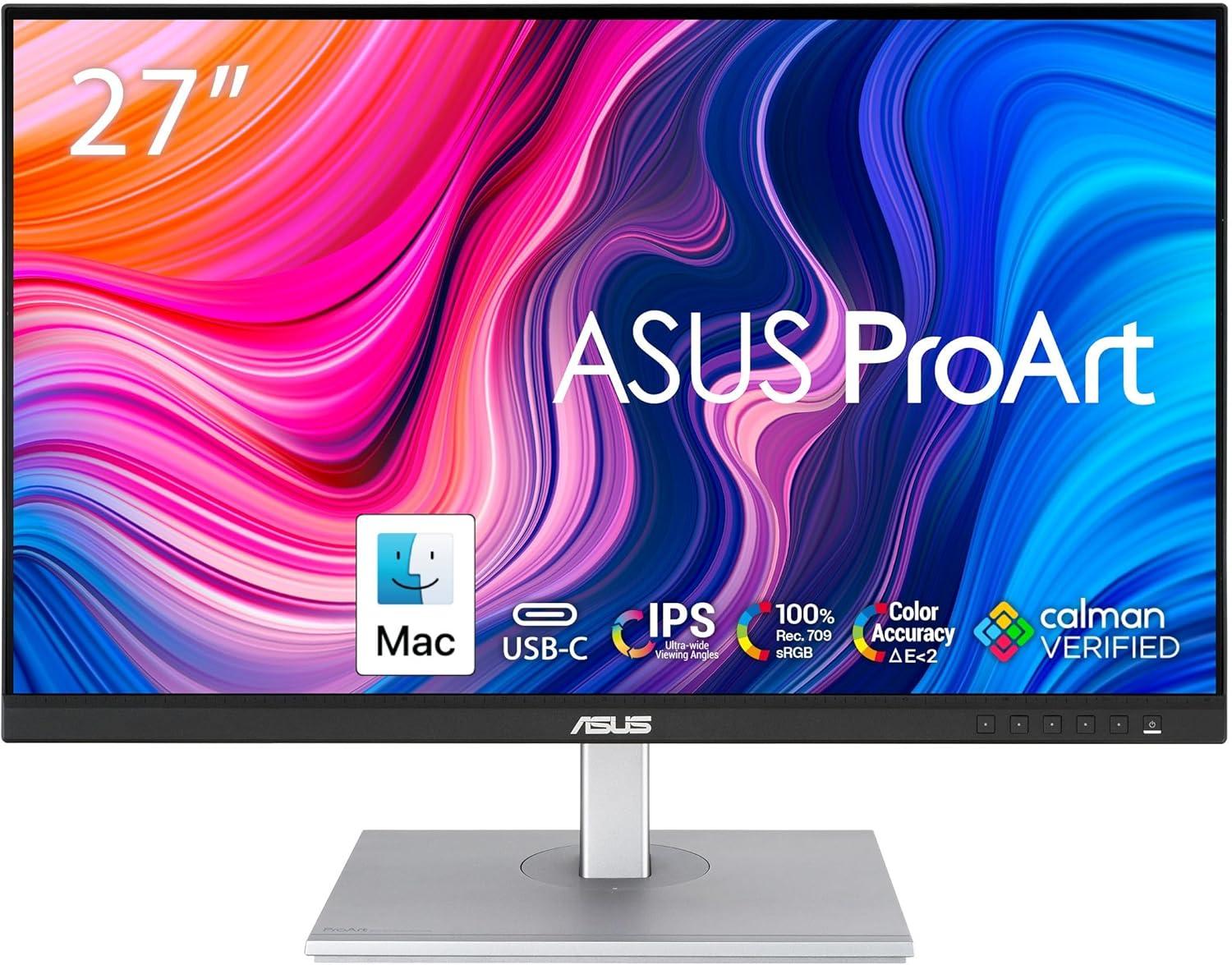 Best Monitor - ASUS ProArt 27" PA278CV WQHD, 100% sRGB, Calman Verified, Eye Care Review