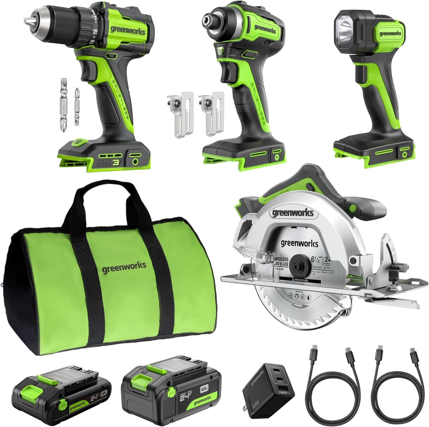 Best 24V Power Tool Combo - Greenworks Review