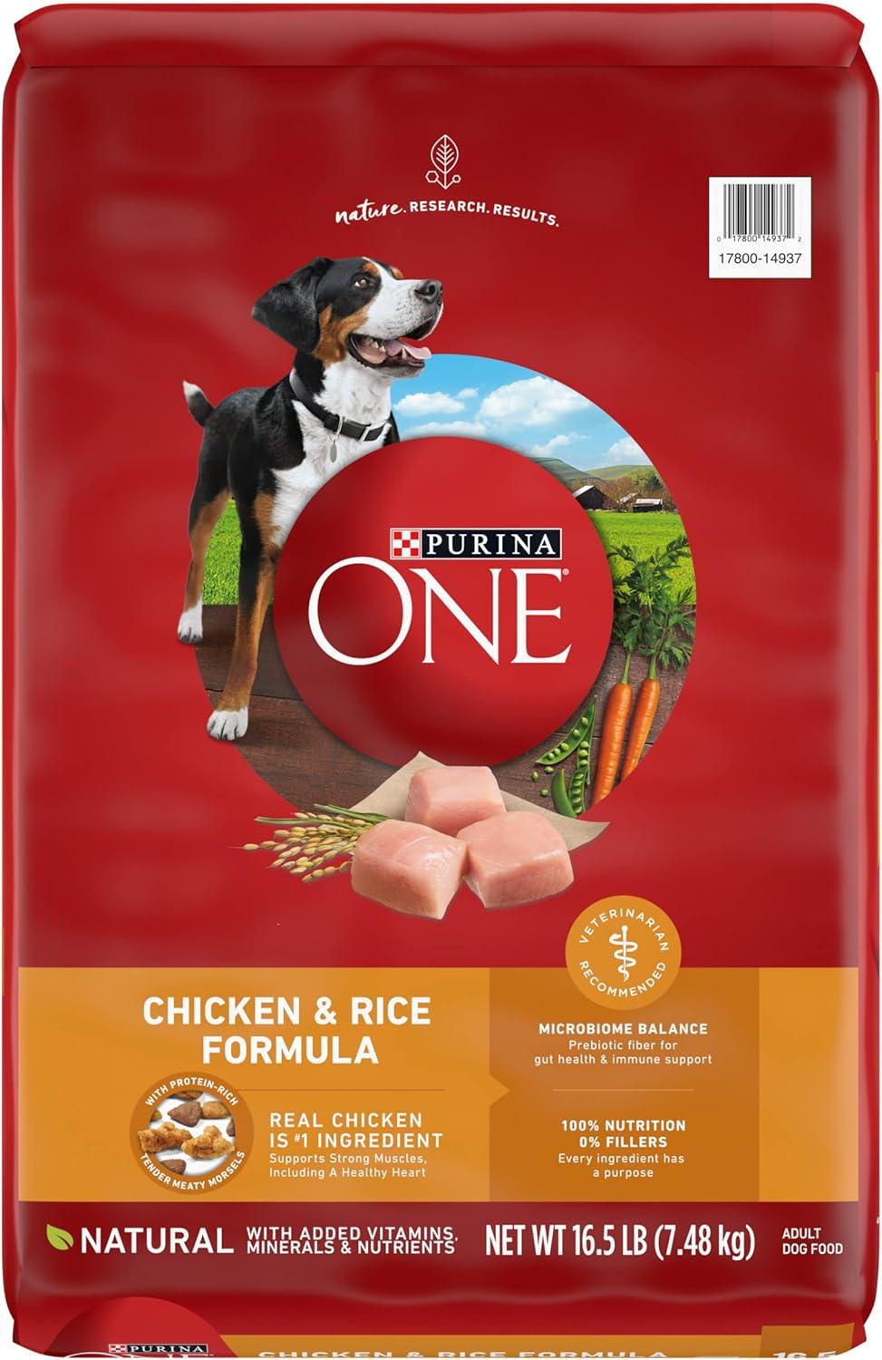Best Dry Dog Food - Purina ONE Chicken and Rice Formula 16.5 lb Bag Review