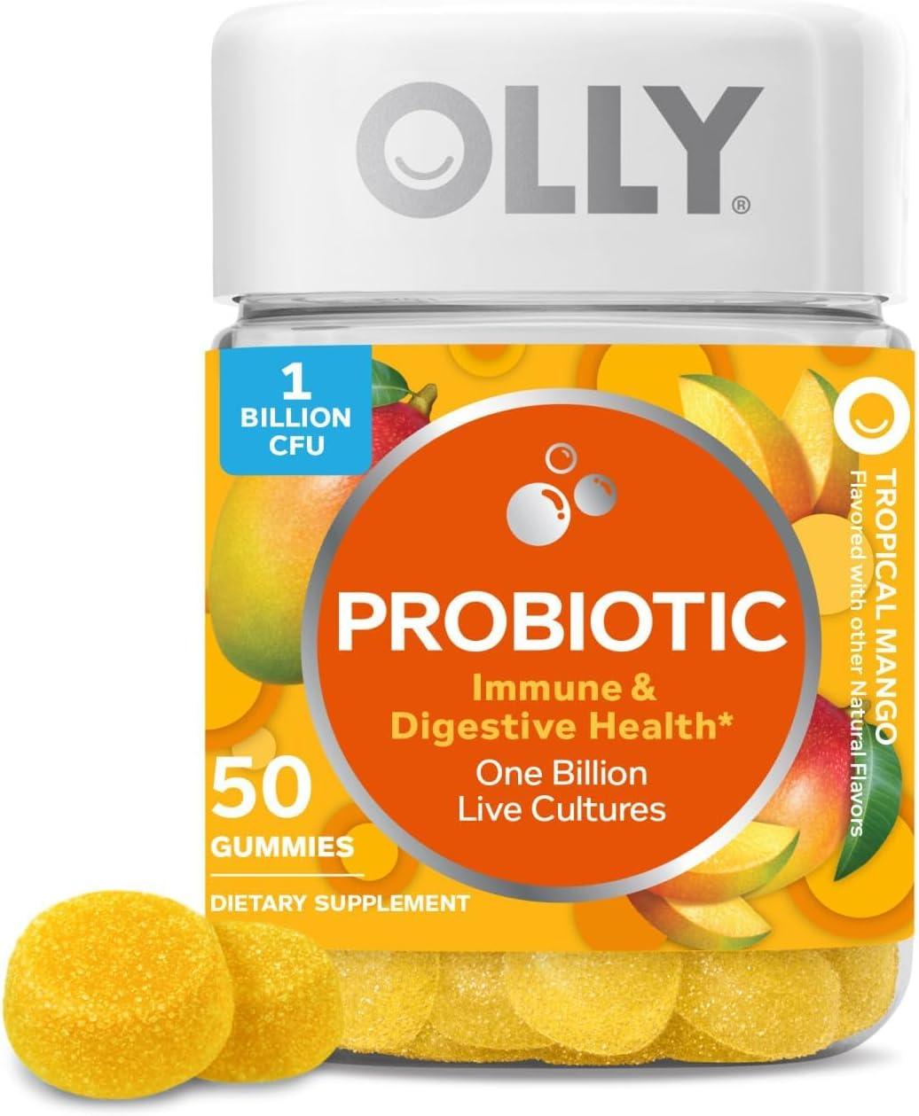 Best Probiotic - OLLY Gummy Gut Support, Immune Mango Review