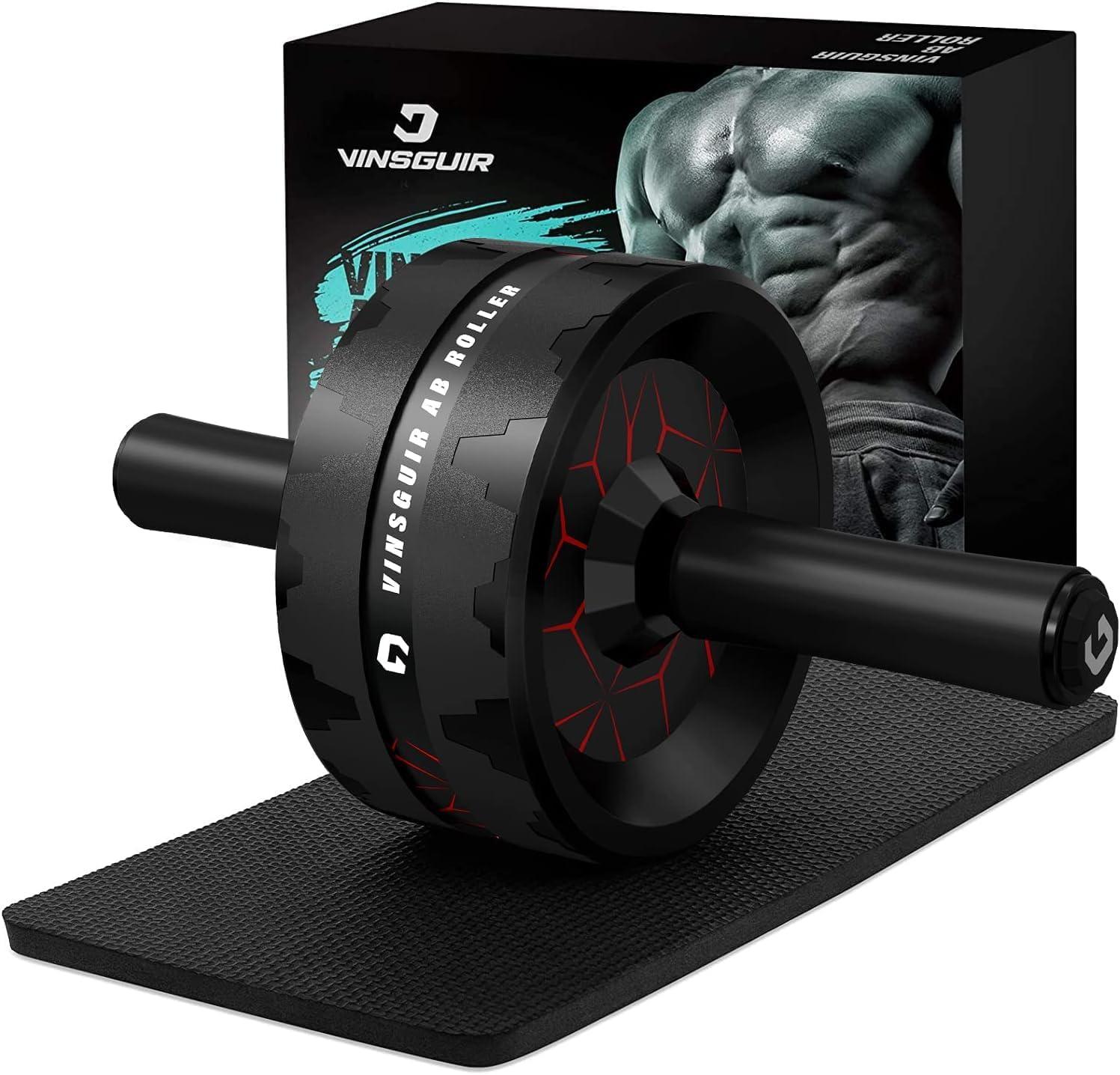 Best Ab Roller Review - VINSGUIR Ab Wheel for Core Strength, Muscle Building & Safe Workouts