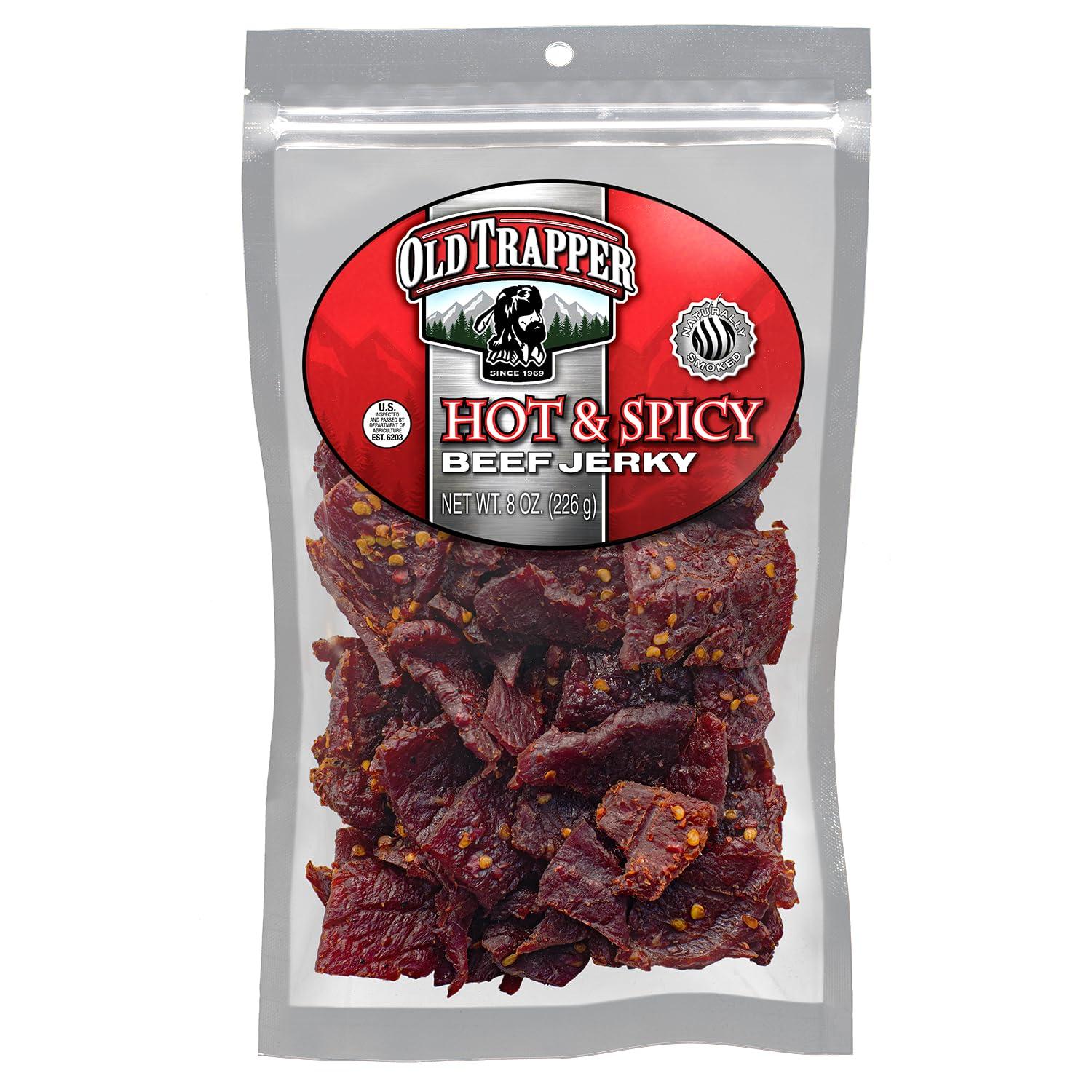 Best Beef Jerky - Old Trapper Hot Spicy Review