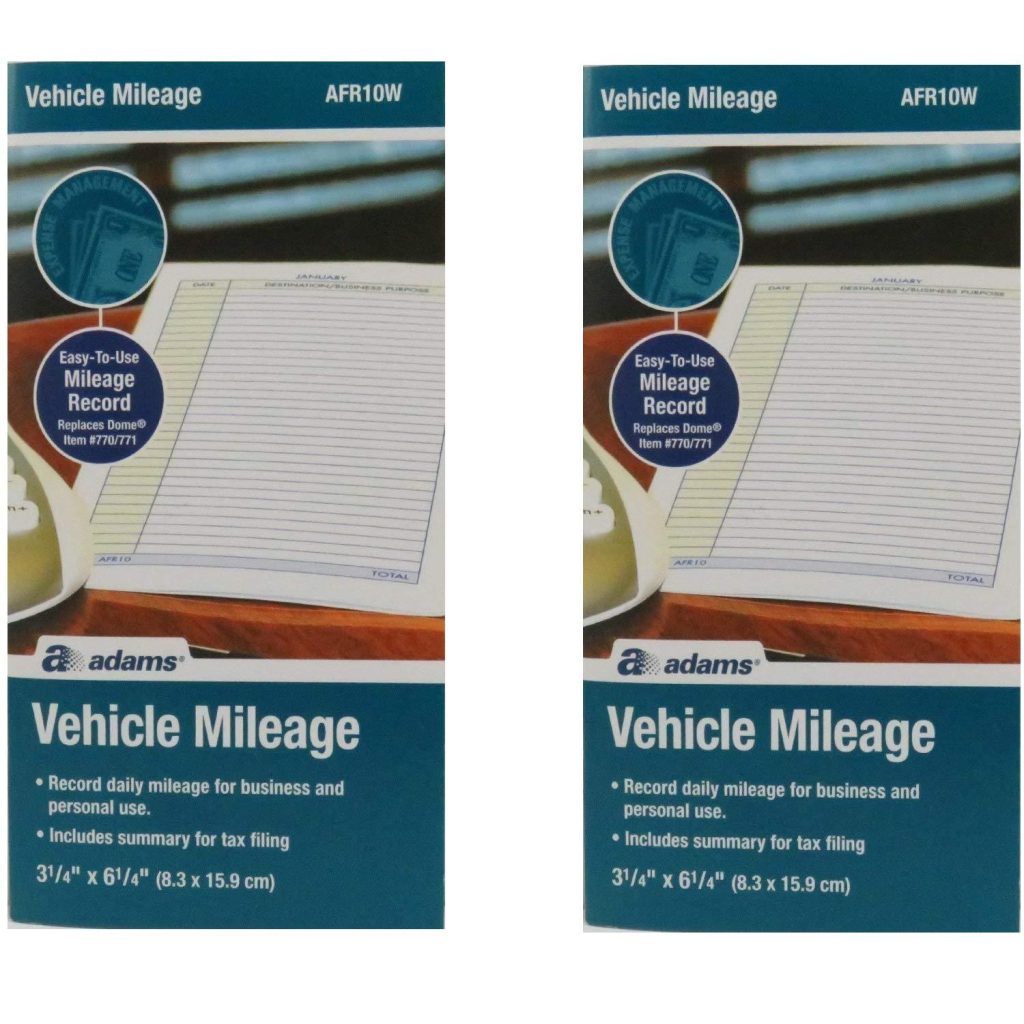 Best Vehicle Mileage Log – Adams AFR10W Mileage Journal – 2 Pack Review