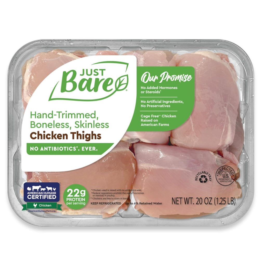 Best Chicken Thighs – Just Bare | Antibiotic Free Review
