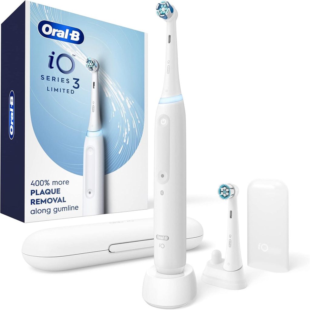 Best Oral-Care – Oral-B iO Electric Toothbrush with 3 Settings, 2-Min Timer & Travel Case