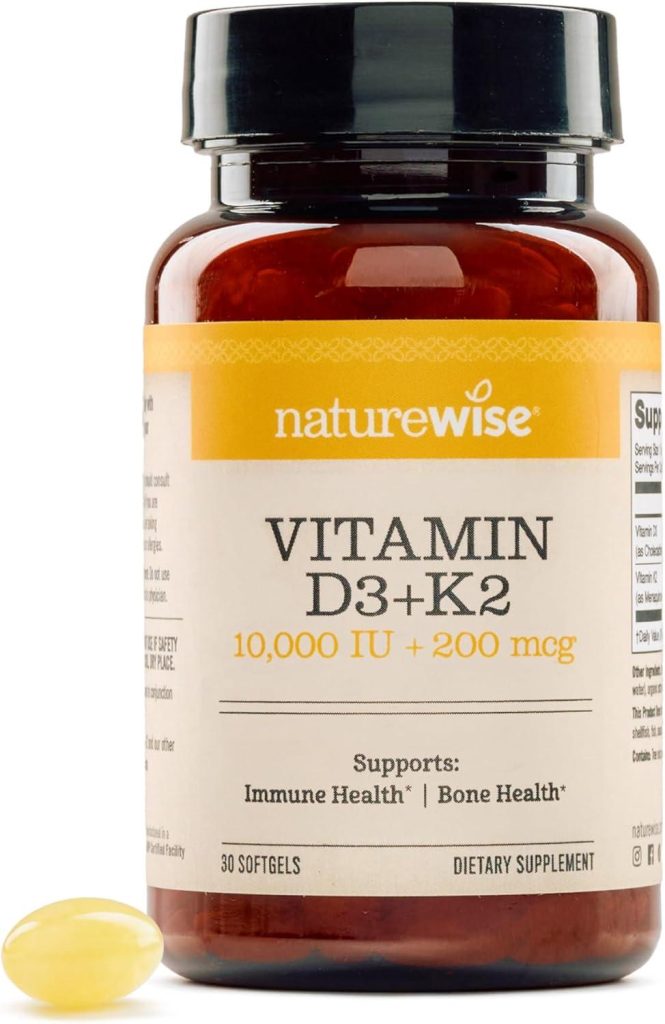 Best Health Supplement – NatureWise Vitamin D3 10,000 IU Plus K2 Review