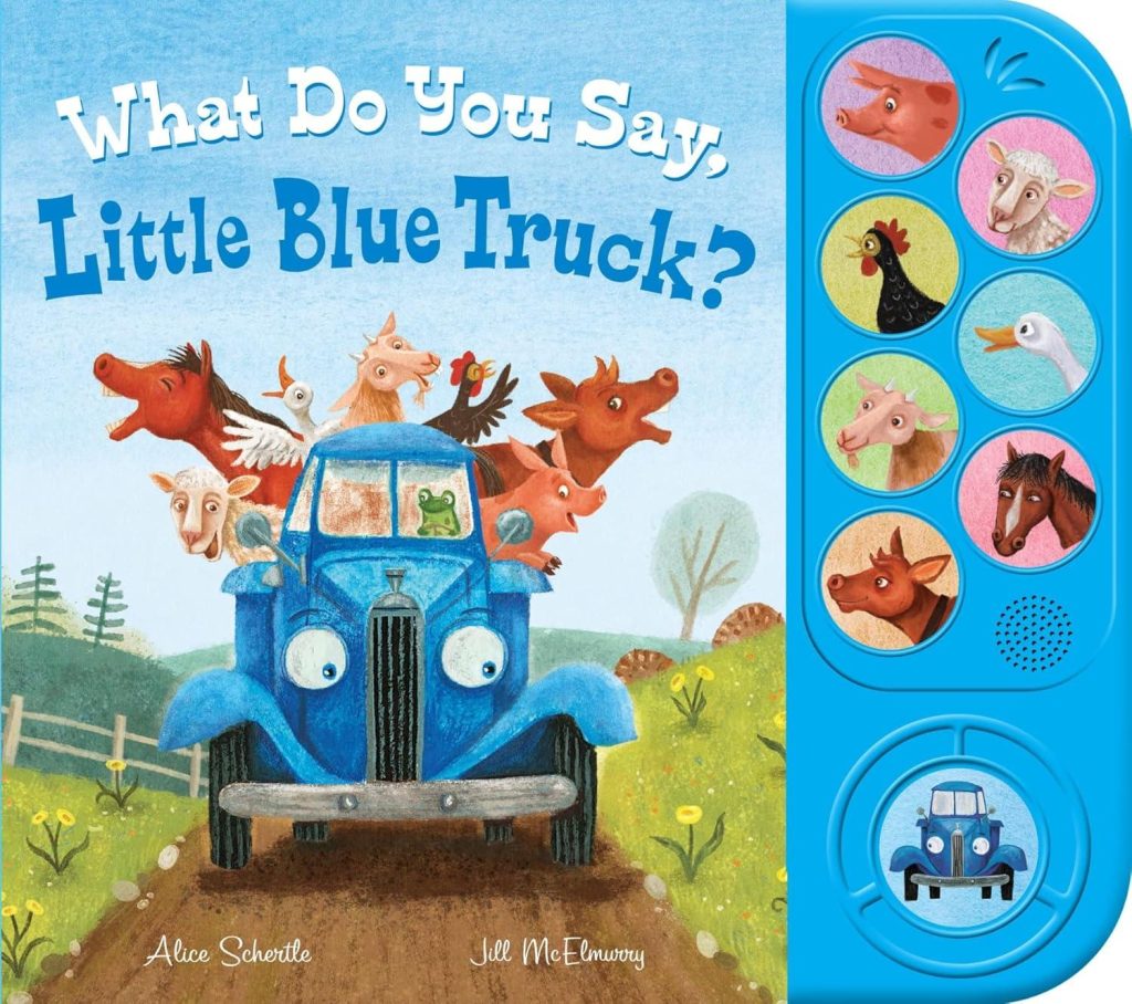 Best Children’s Sound Book – What Do You Say, Little Blue Truck? Review
