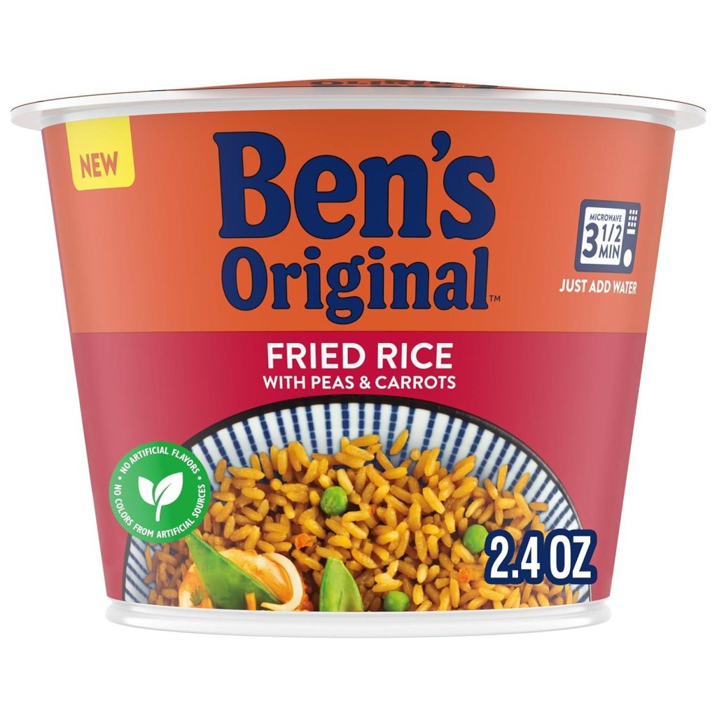 Best Snack Option – BEN’S ORIGINAL Fried Rice Cup Review