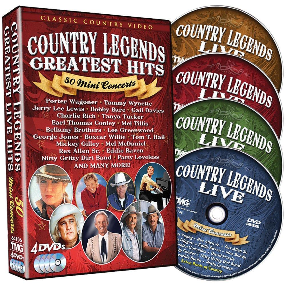 Best Music Collection – Country Legends Greatest Hits [4 DVD] Review