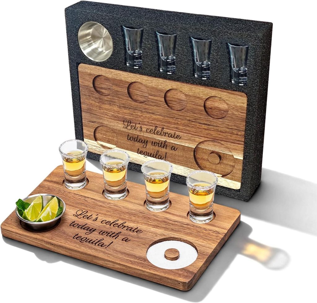 Best Home & Kitchen – Dual-Side Tequila Shot Board Set Review