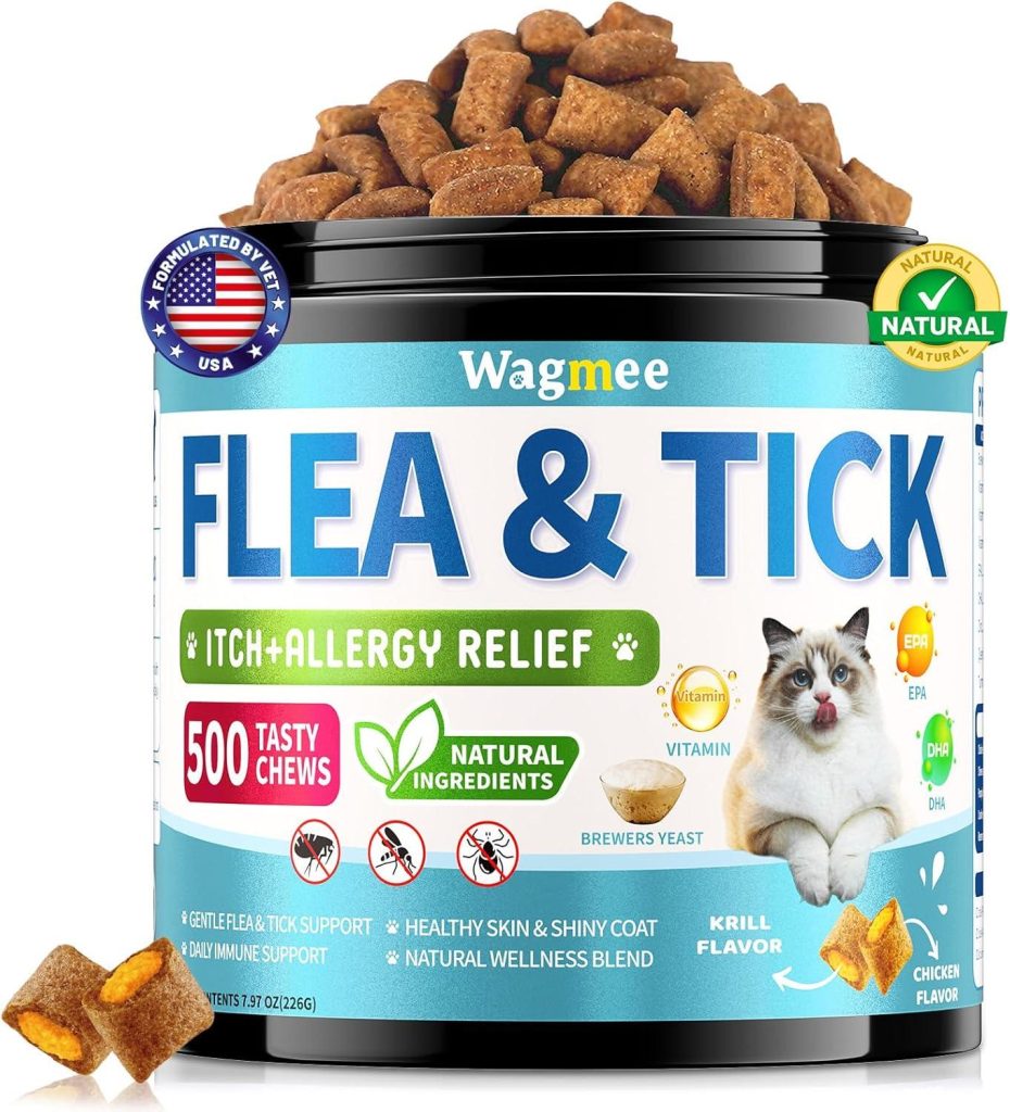 Best Natural Cat Flea Treatment – 500 Chewables Review