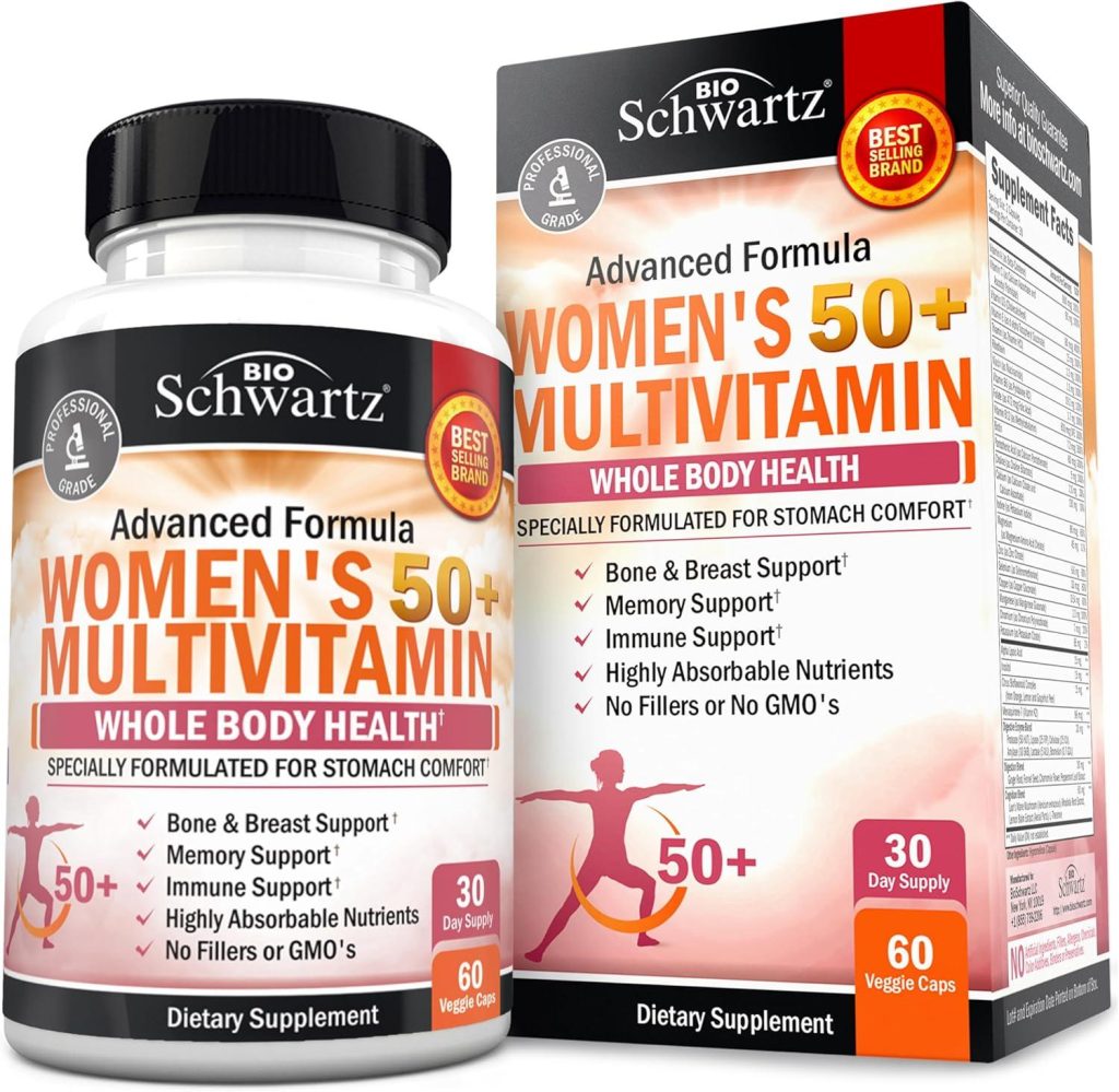 Best Multivitamin – Daily Multivitamin for Women 50 & Over Review